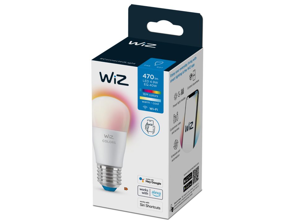 WiZ 40W E27 Tropfenform Tunable White &amp; Color Einzelpack