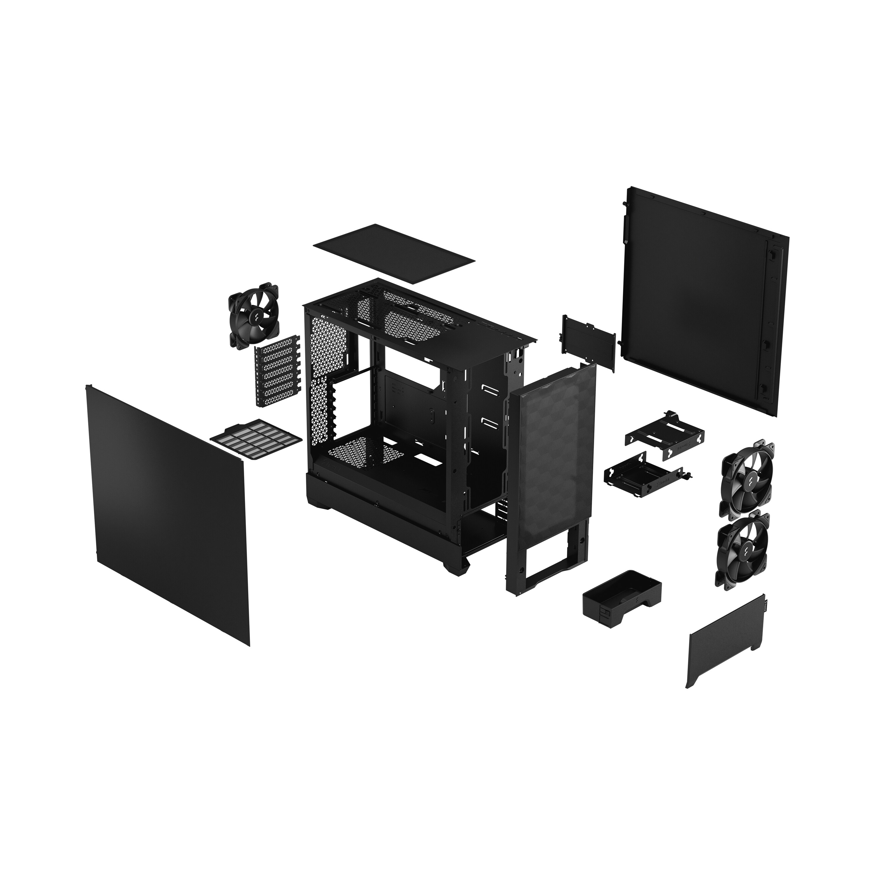 Fractal Design Pop Air Black Solid ATX Gaming Gehäuse Solid Schwarz