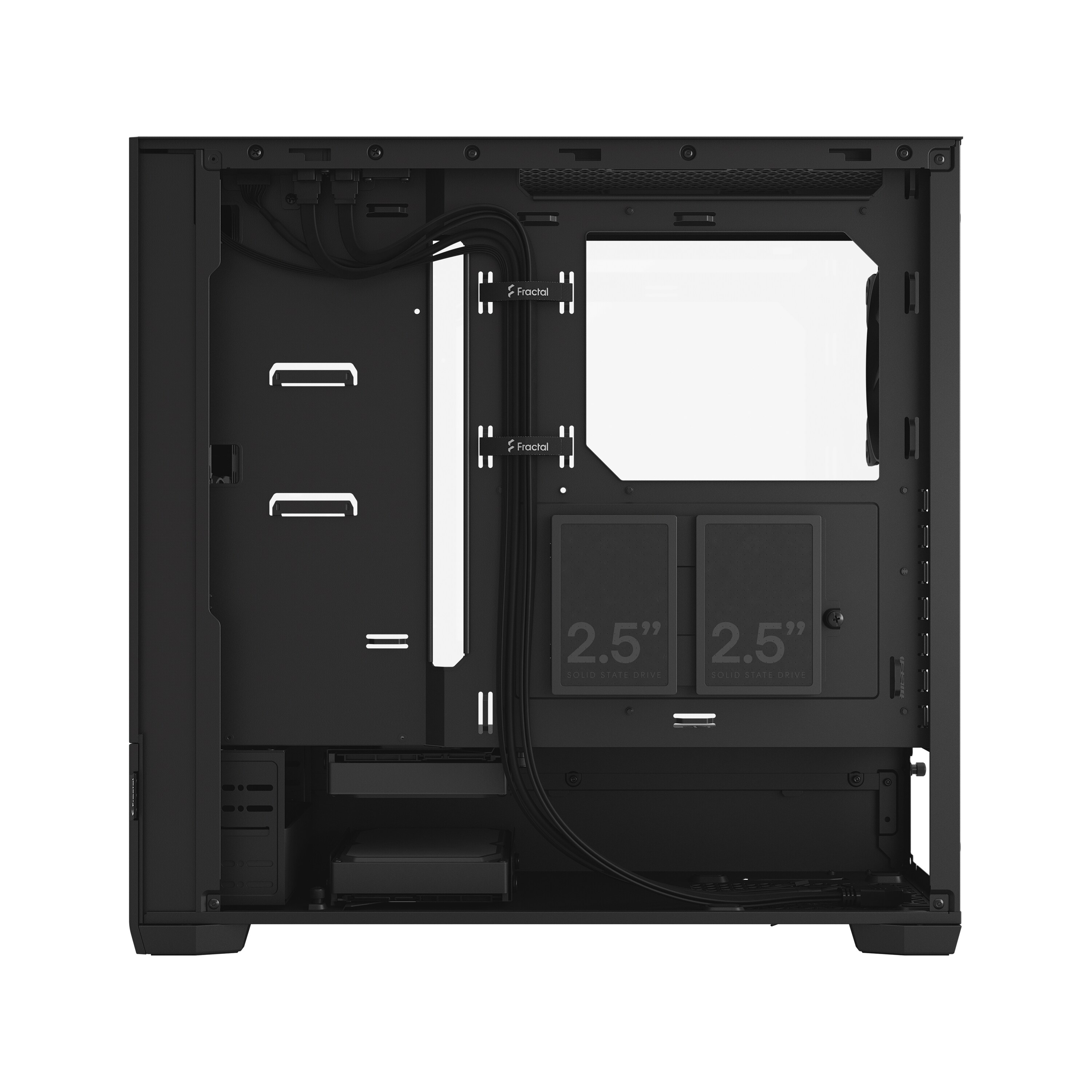 Fractal Design Pop Air Black mit Seitenfenster ATX Gaming Gehäuse Schwarz