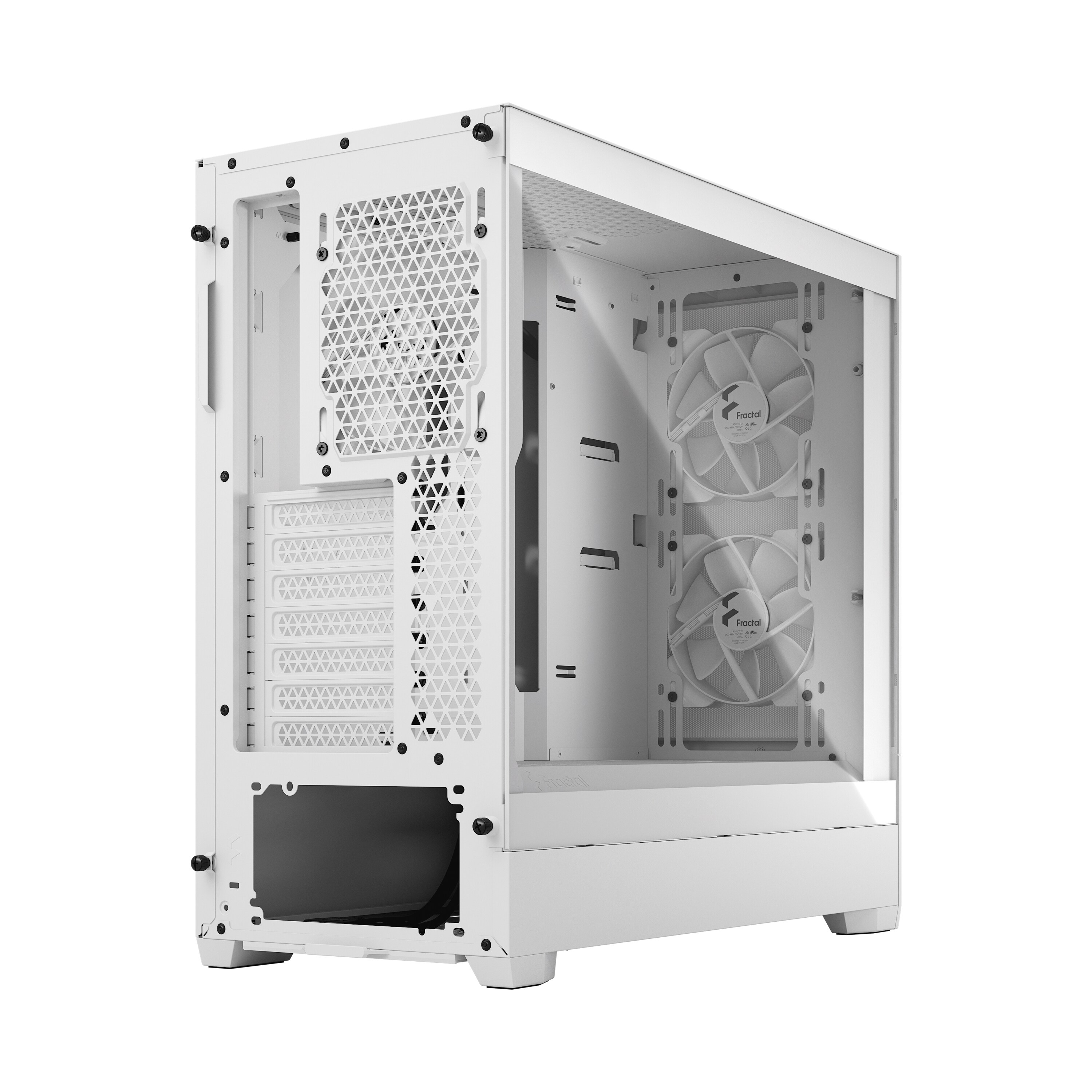 Fractal Design Pop Air Black mit Seitenfenster ATX Gaming Gehäuse Weiß