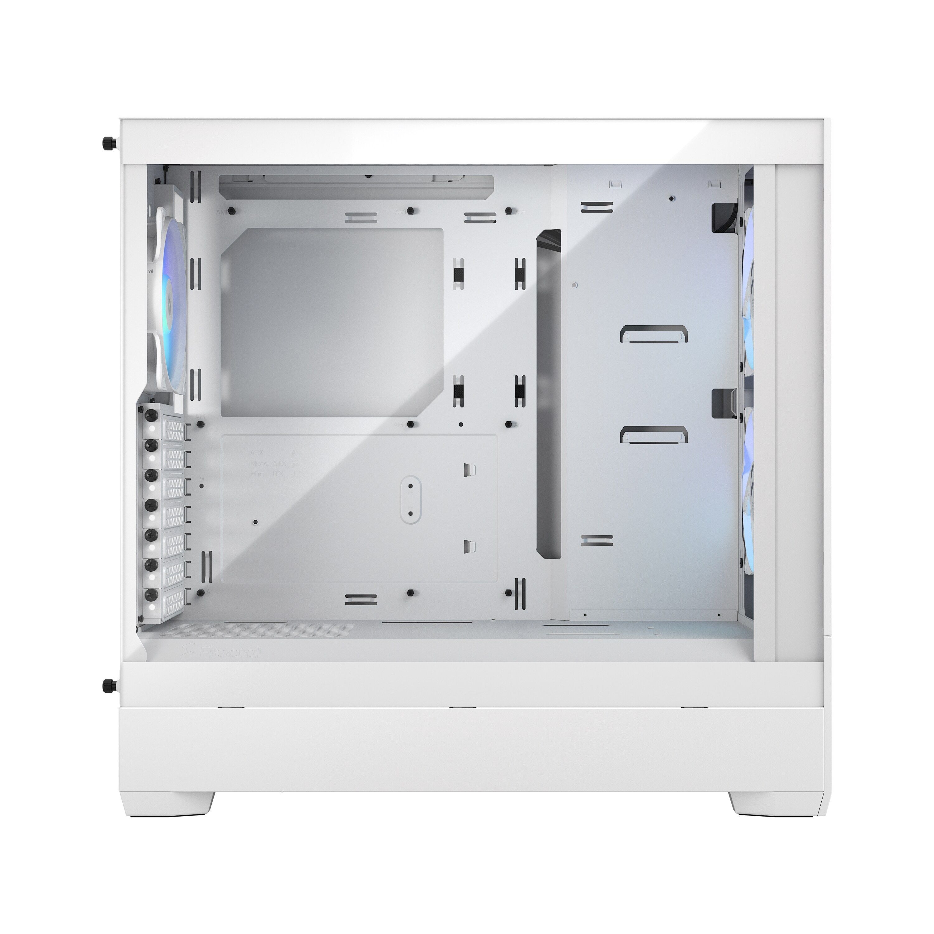 Fractal Design Pop Air RGB White mit Seitenfenster ATX Gaming Gehäuse Weiß