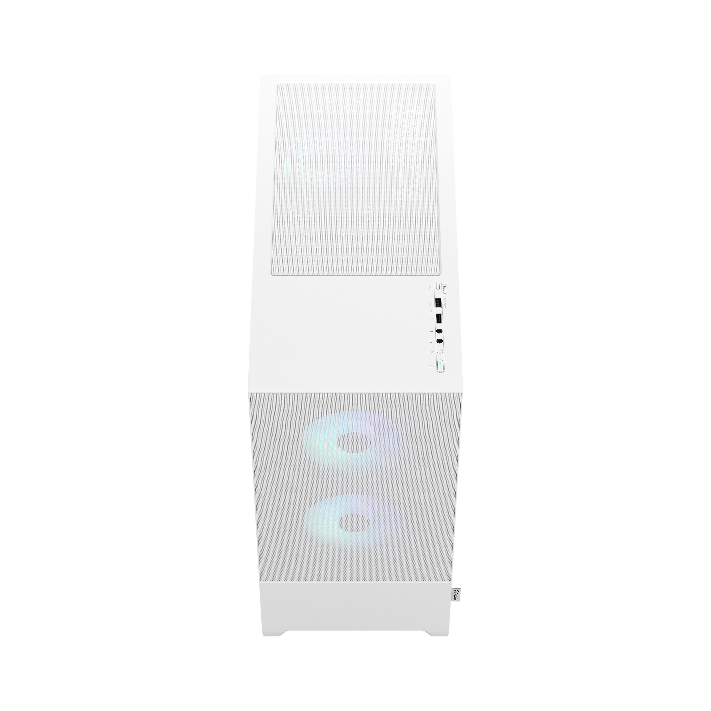 Fractal Design Pop Air RGB White mit Seitenfenster ATX Gaming Gehäuse Weiß