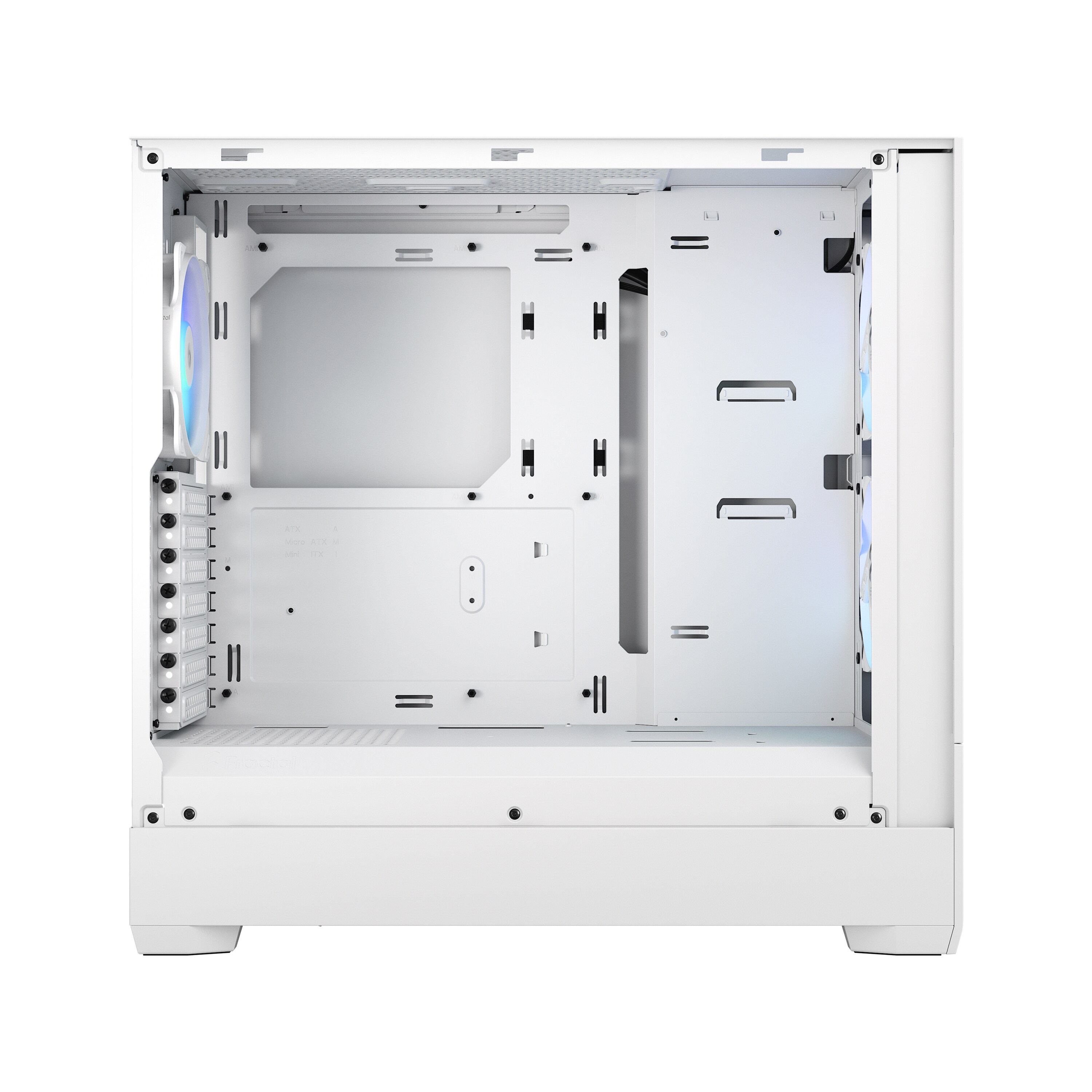 Fractal Design Pop Air RGB White mit Seitenfenster ATX Gaming Gehäuse Weiß