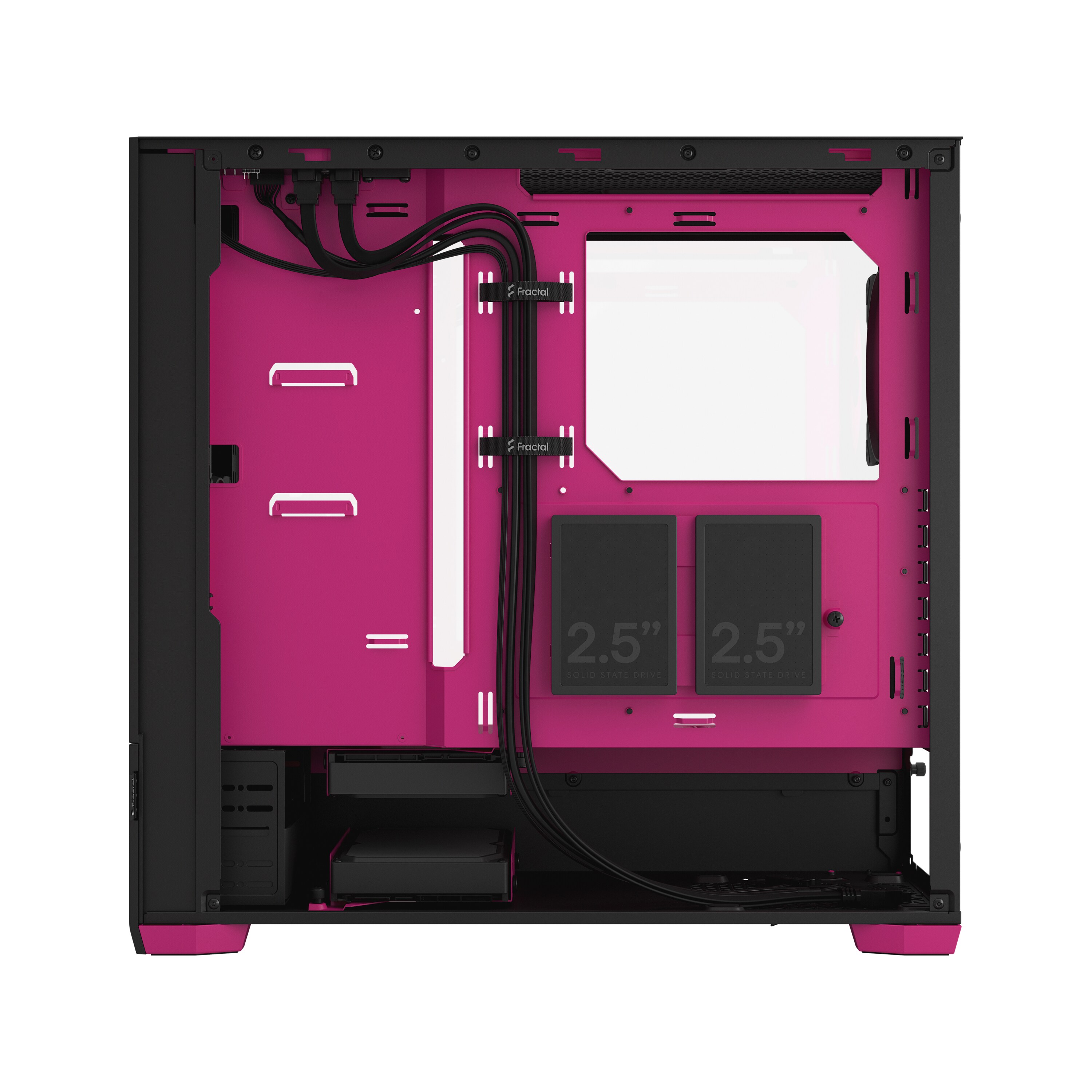 Fractal Design Pop Air RGB Magenta Core Seitenfenster ATX Gaming Gehäuse Blau