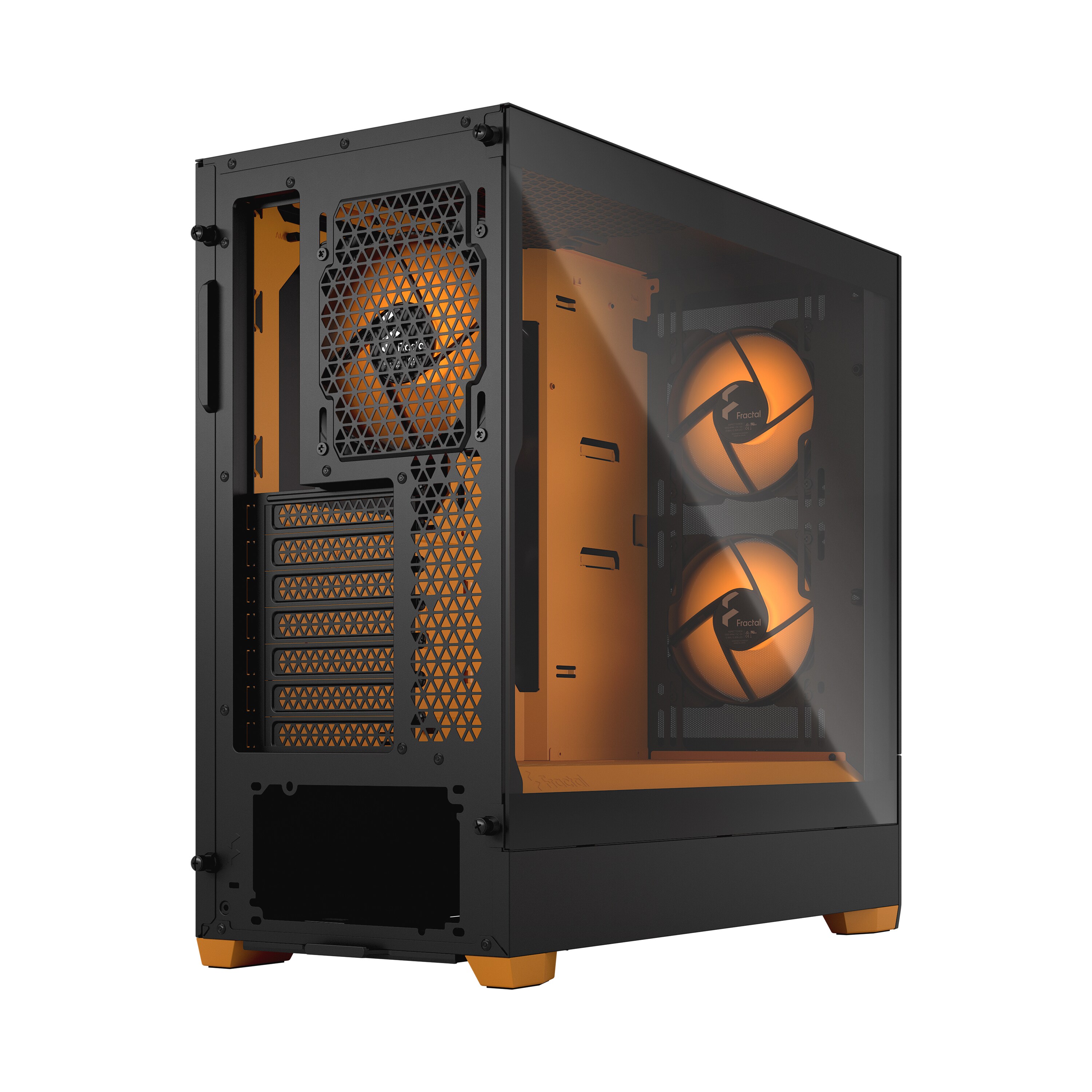 Fractal Design Pop Air RGB Orange Core Seitenfenster ATX Gaming Gehäuse Orange