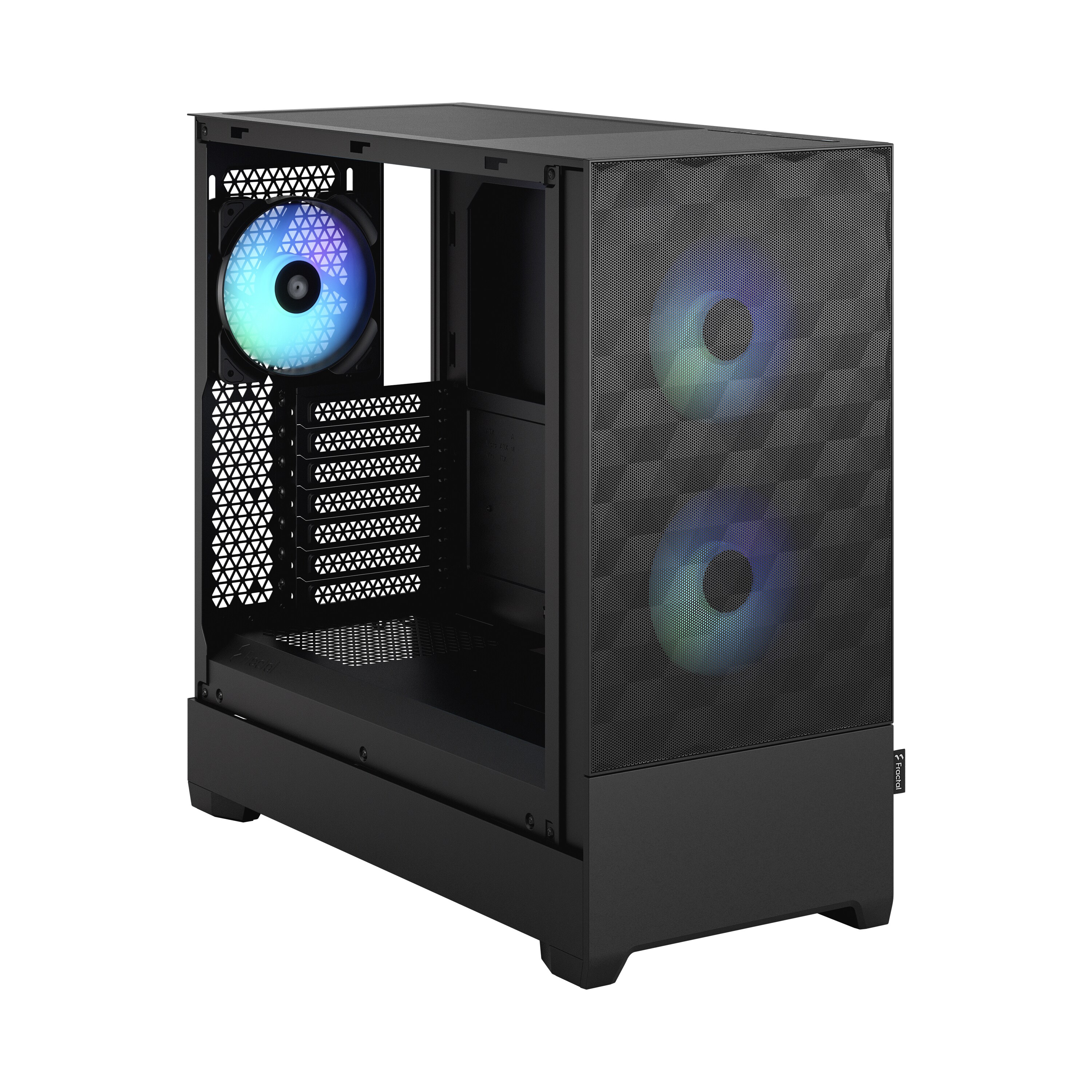 Fractal Design Pop Air RGB Black mit Seitenfenster ATX Gaming Gehäuse Schwarz