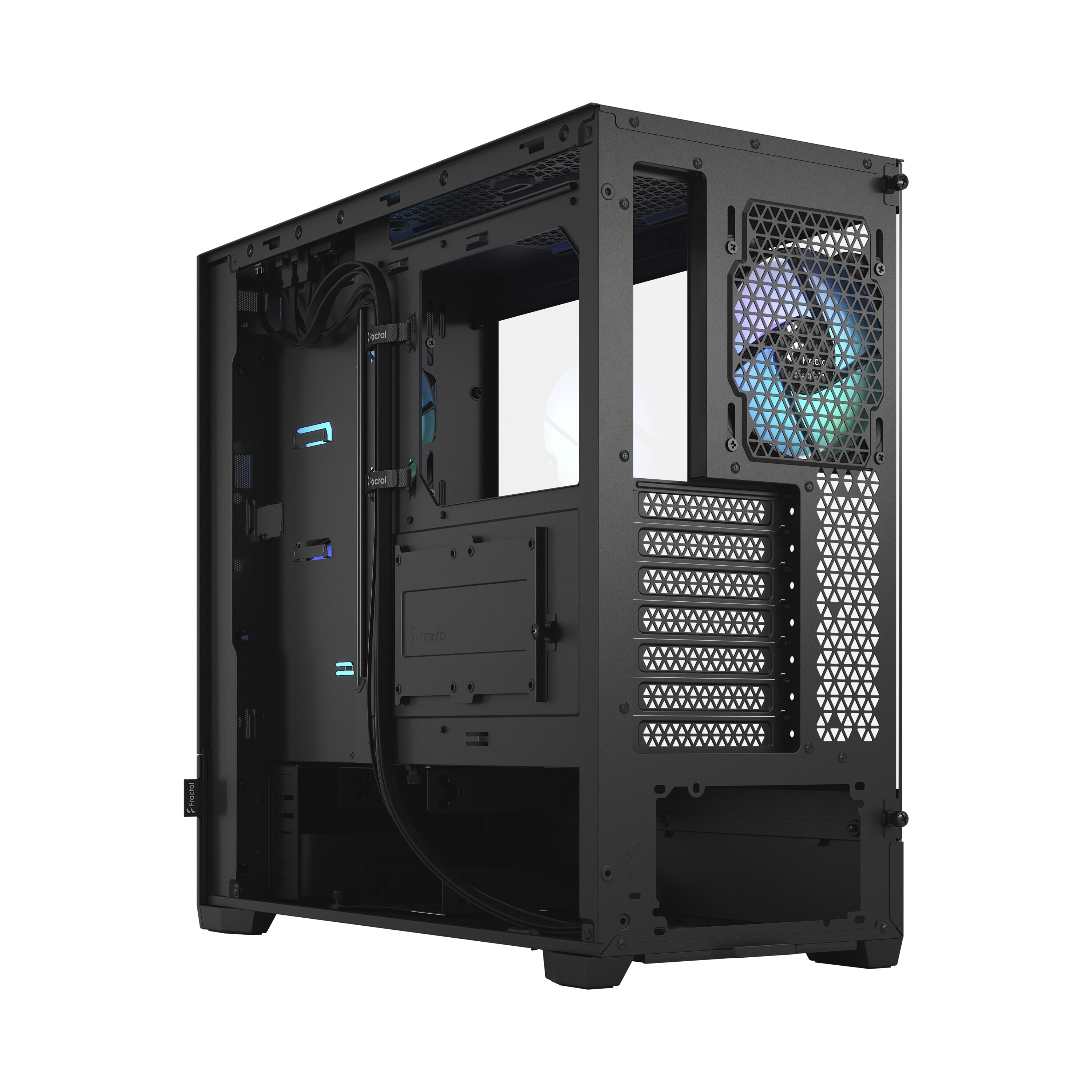 Fractal Design Pop Air RGB Black mit Seitenfenster ATX Gaming Gehäuse Schwarz