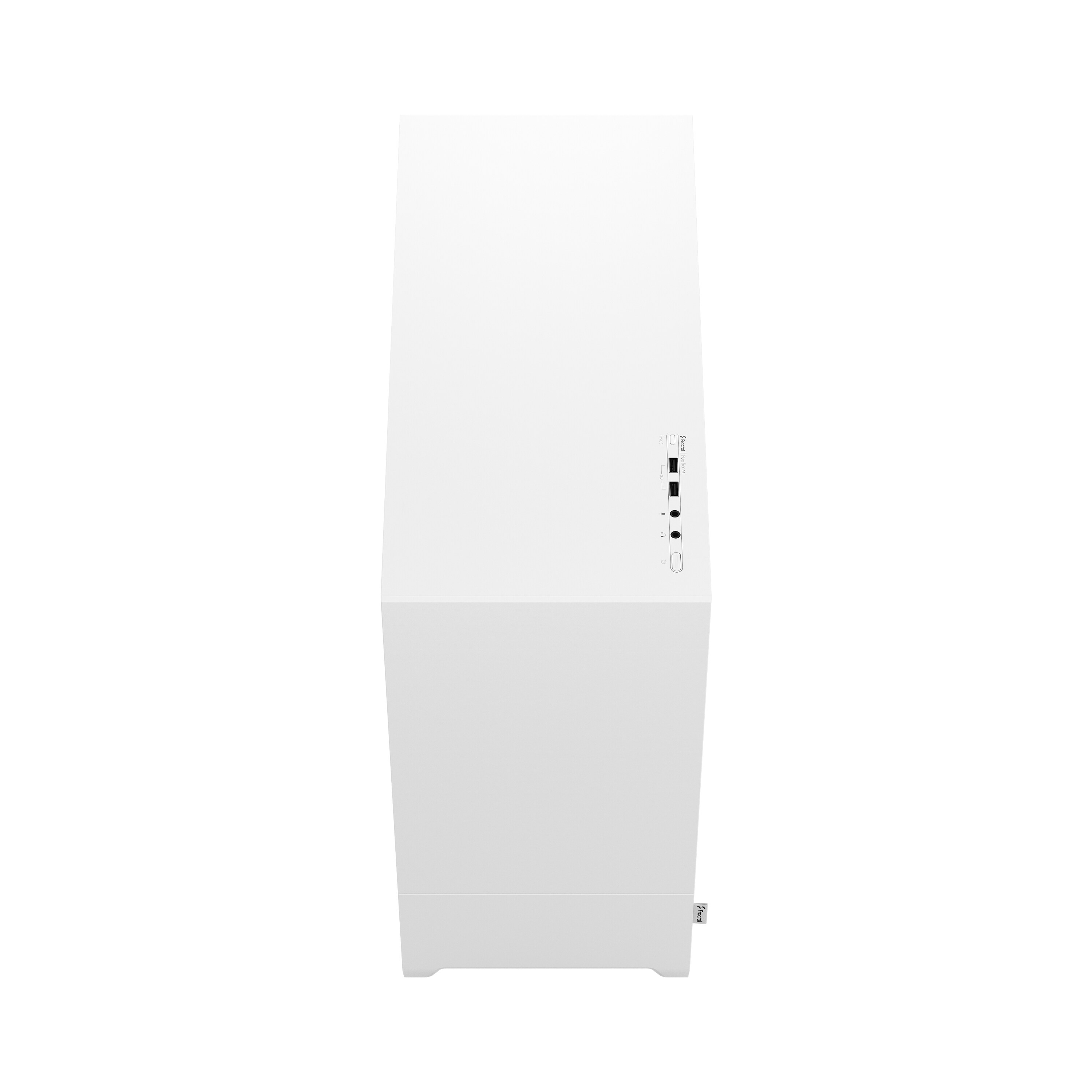 Fractal Design Pop Silent White mit Seitenfenster ATX Gaming Gehäuse Weiß