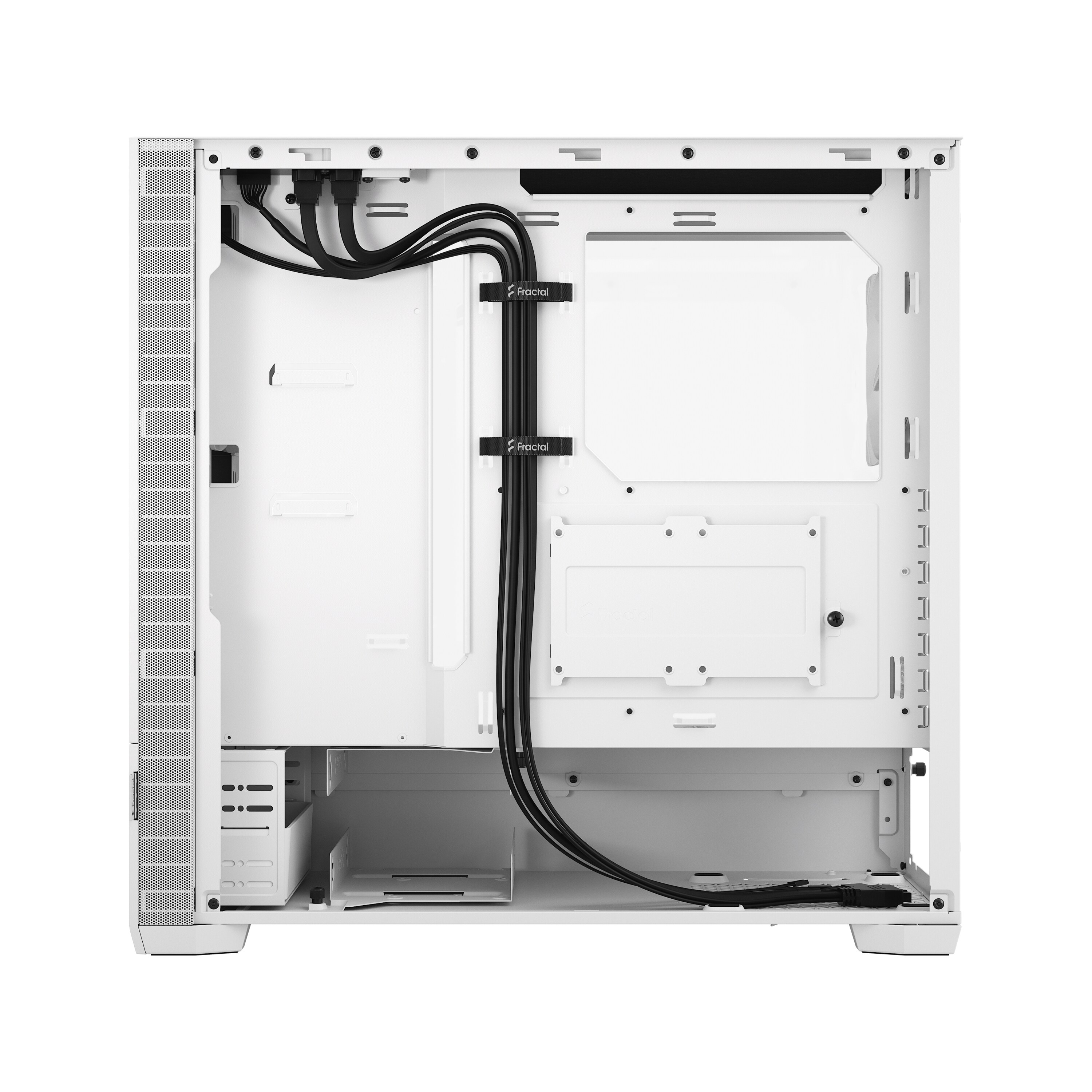 Fractal Design Pop Silent White mit Seitenfenster ATX Gaming Gehäuse Weiß