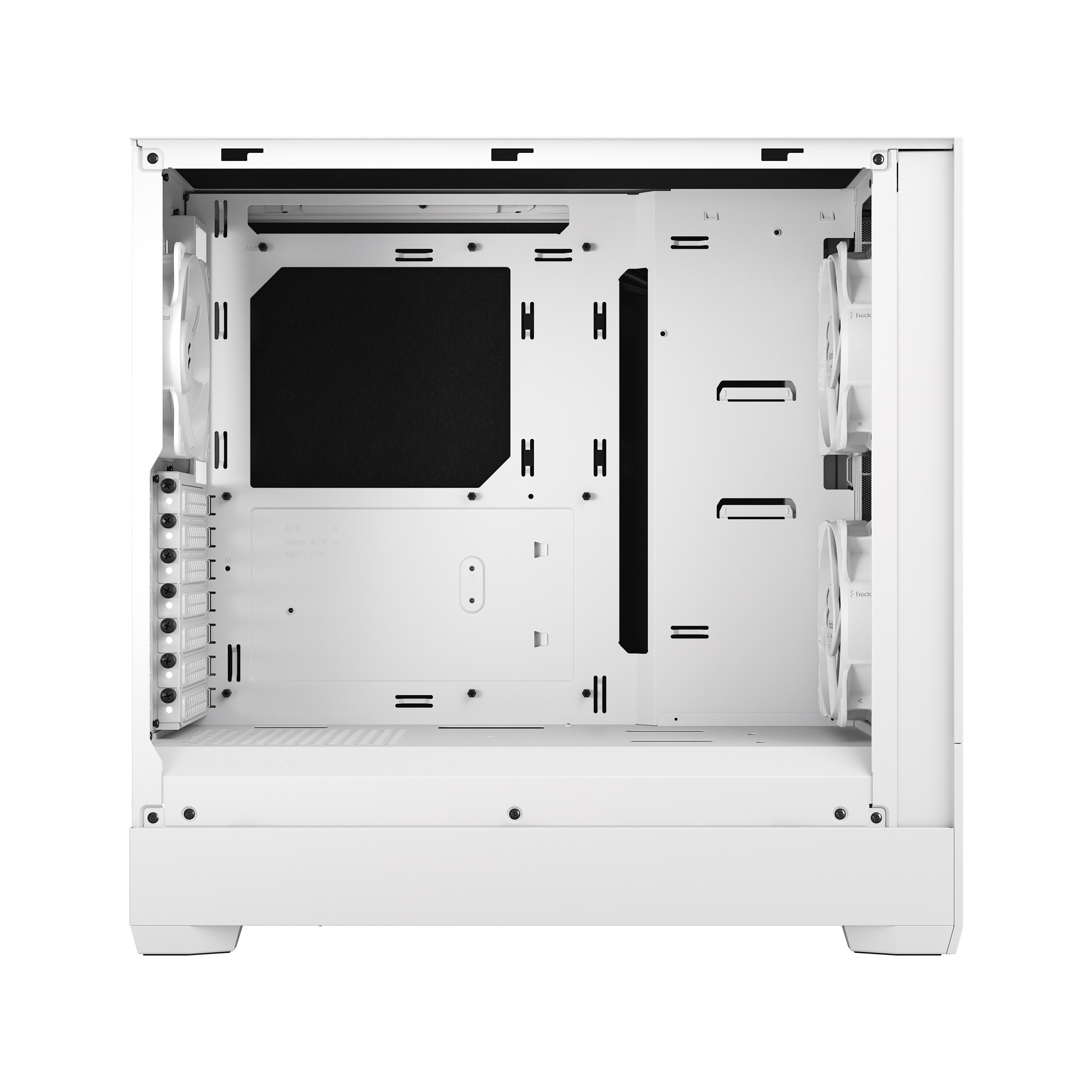 Fractal Design Pop Silent White mit Seitenfenster ATX Gaming Gehäuse Weiß