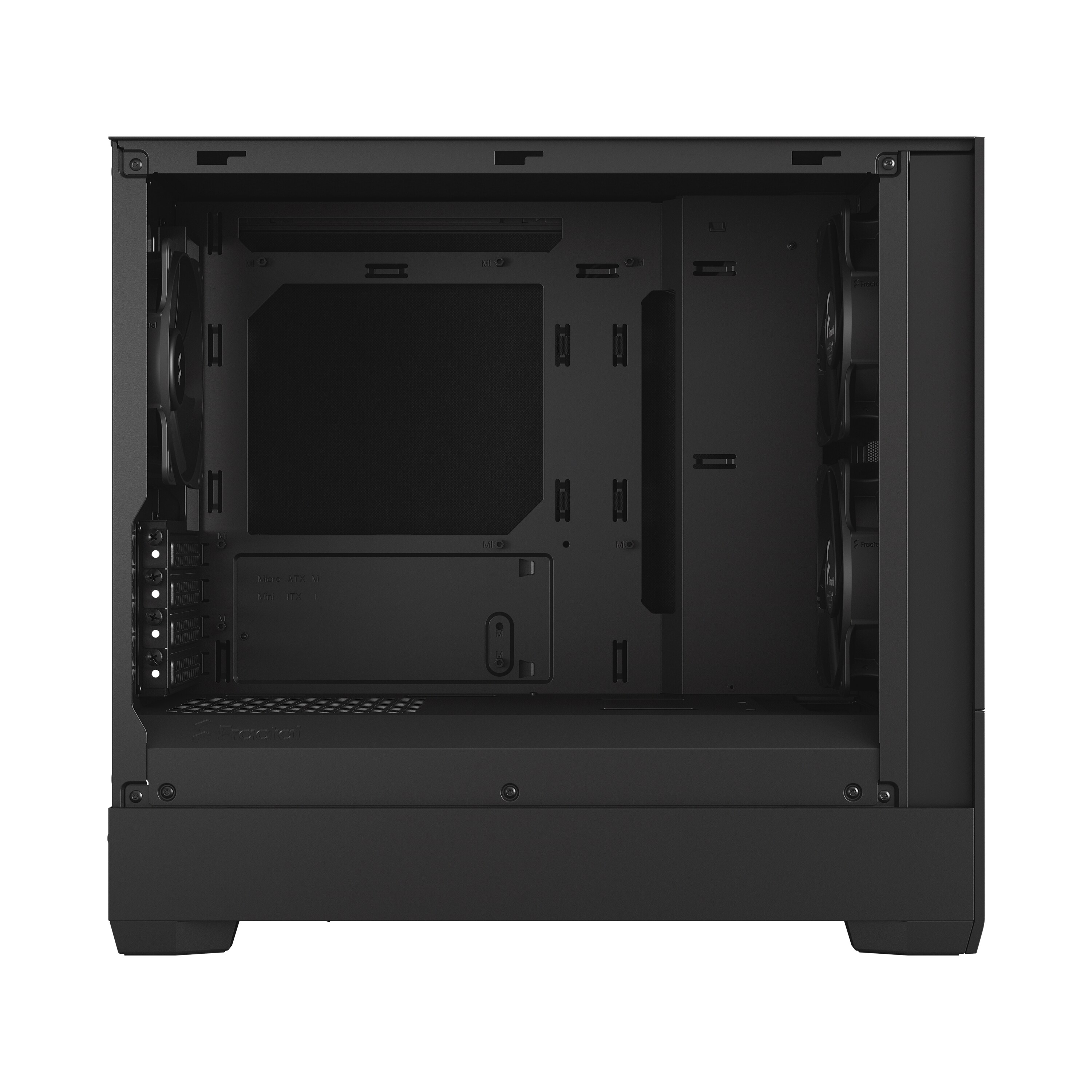 Fractal Design Pop Mini Silent Black Solid ATX Gaming Gehäuse Schwarz