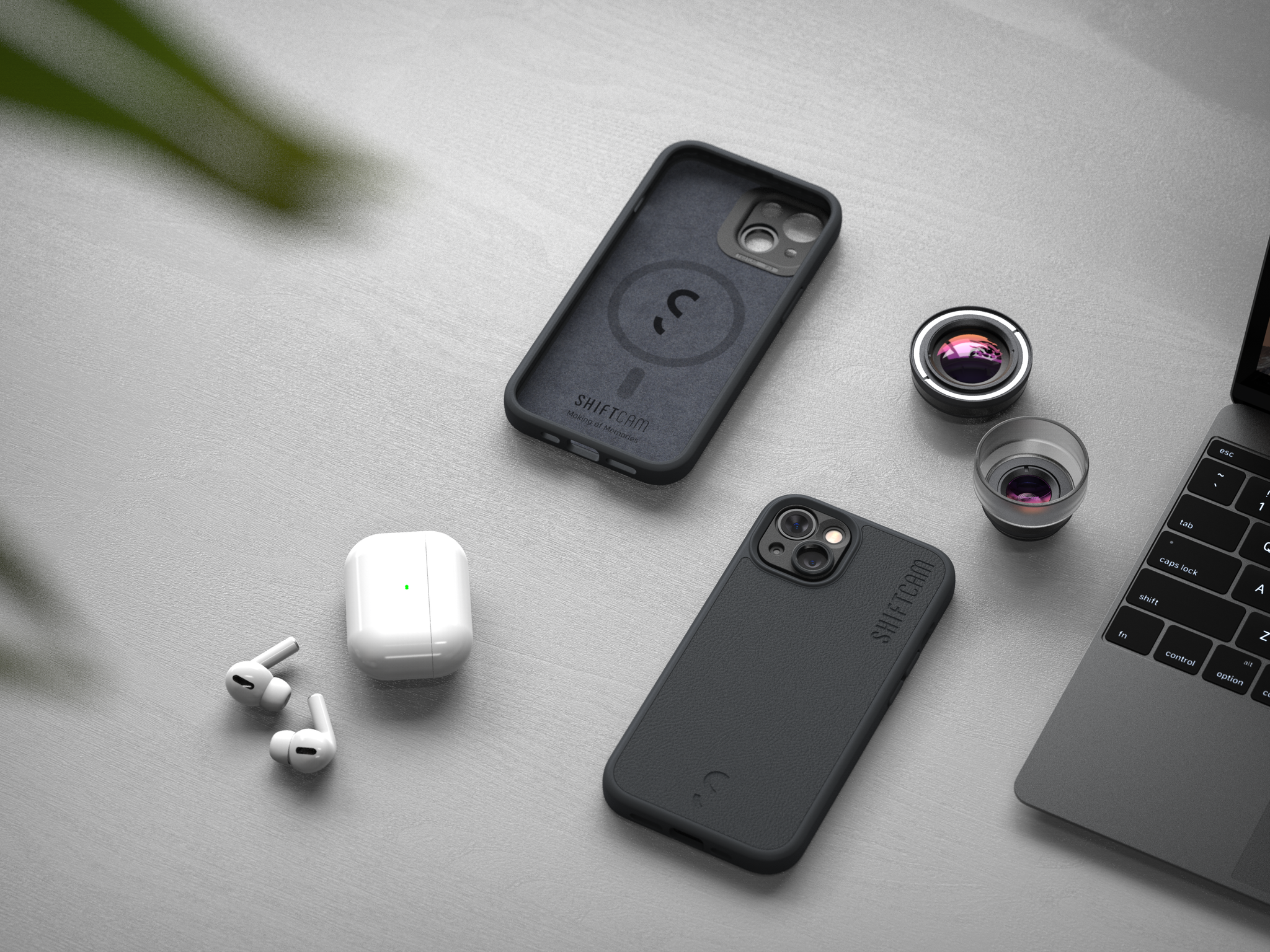 ShiftCam Camera Case with in-case Lens Mount for iPhone 13 - Charcoal