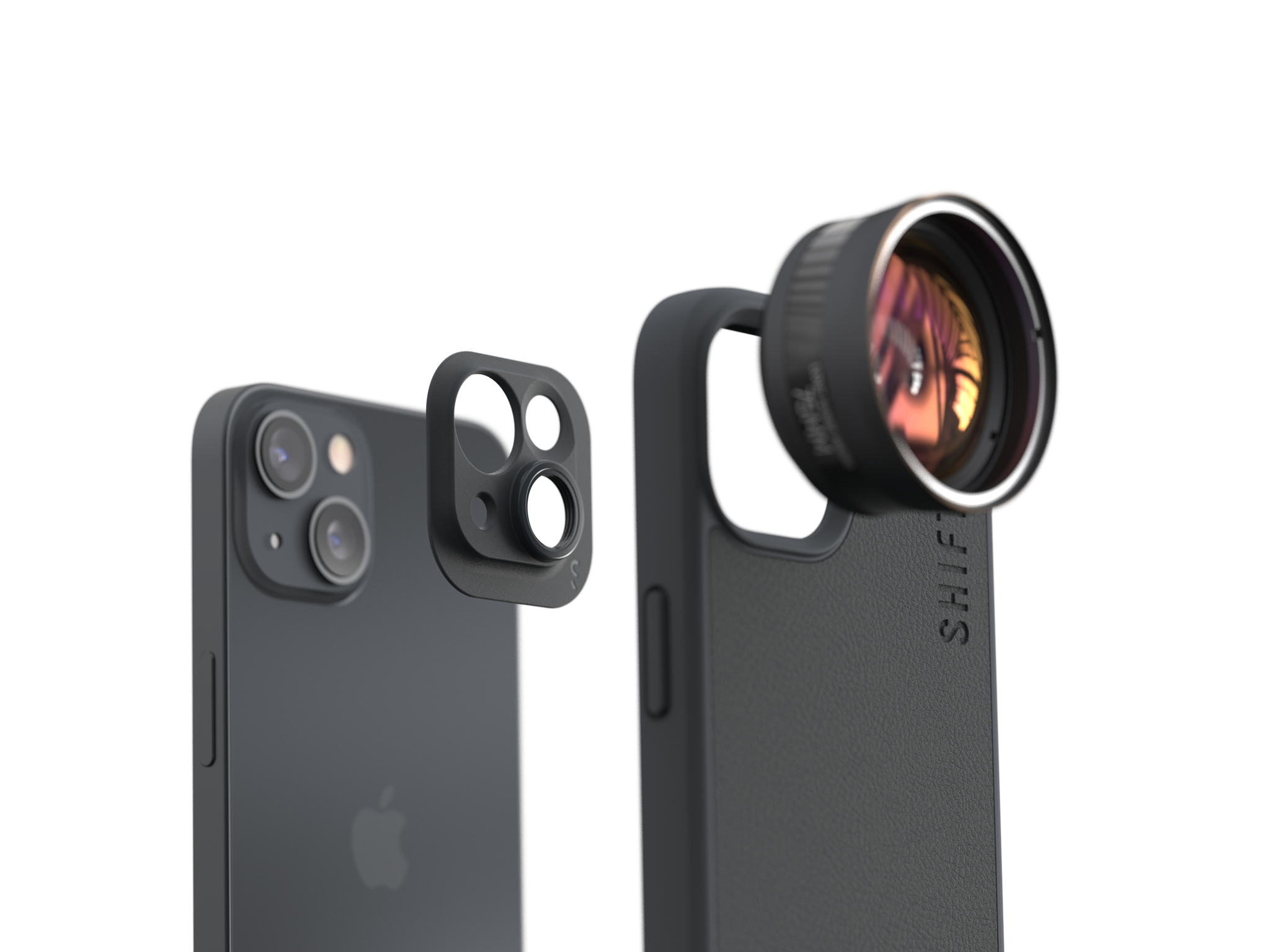 ShiftCam Camera Case with in-case Lens Mount for iPhone 13 - Charcoal