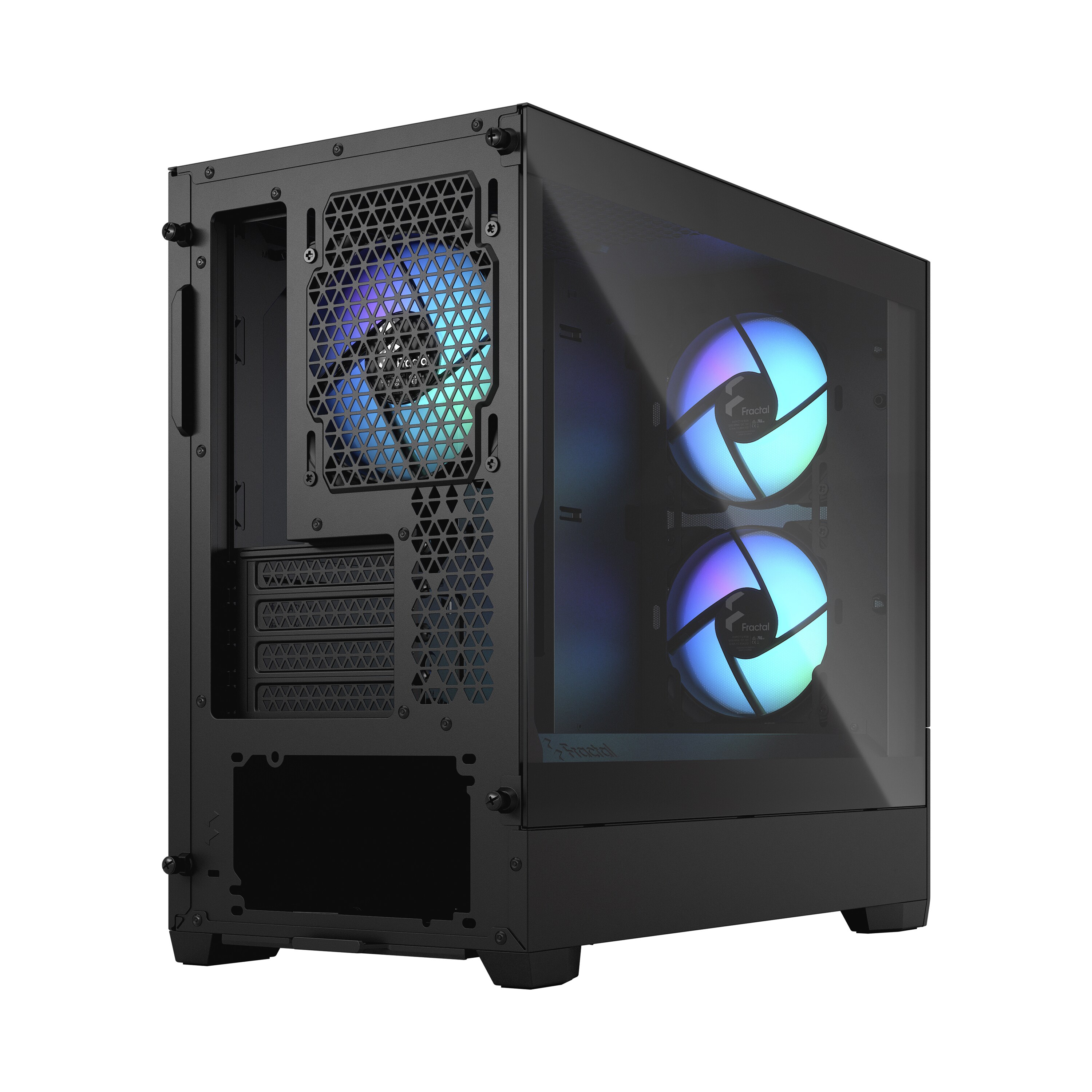 Fractal Design Pop Mini Air RGB Black Fenster mATX/mITX Gaming Gehäuse Schwarz