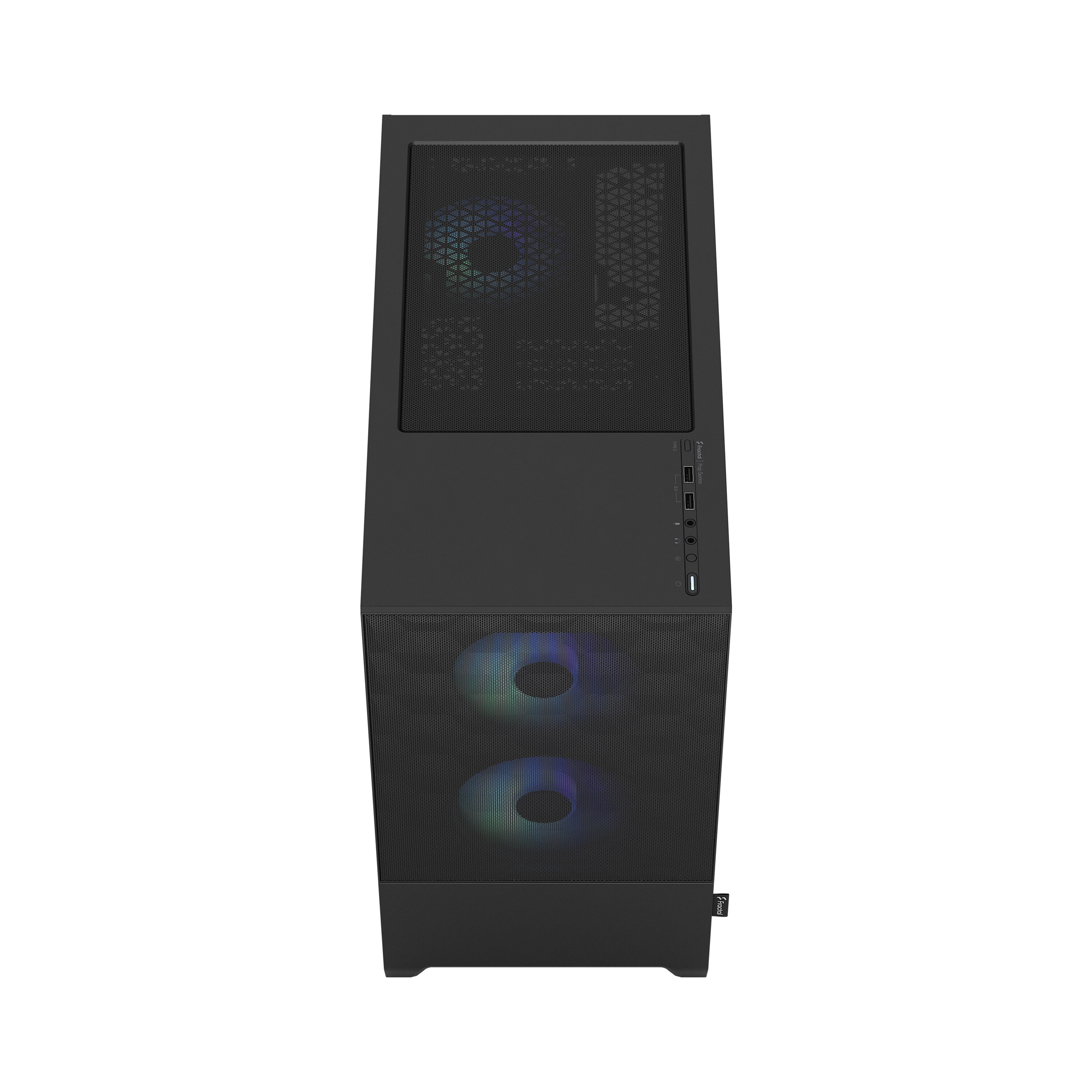 Fractal Design Pop Mini Air RGB Black Fenster mATX/mITX Gaming Gehäuse Schwarz