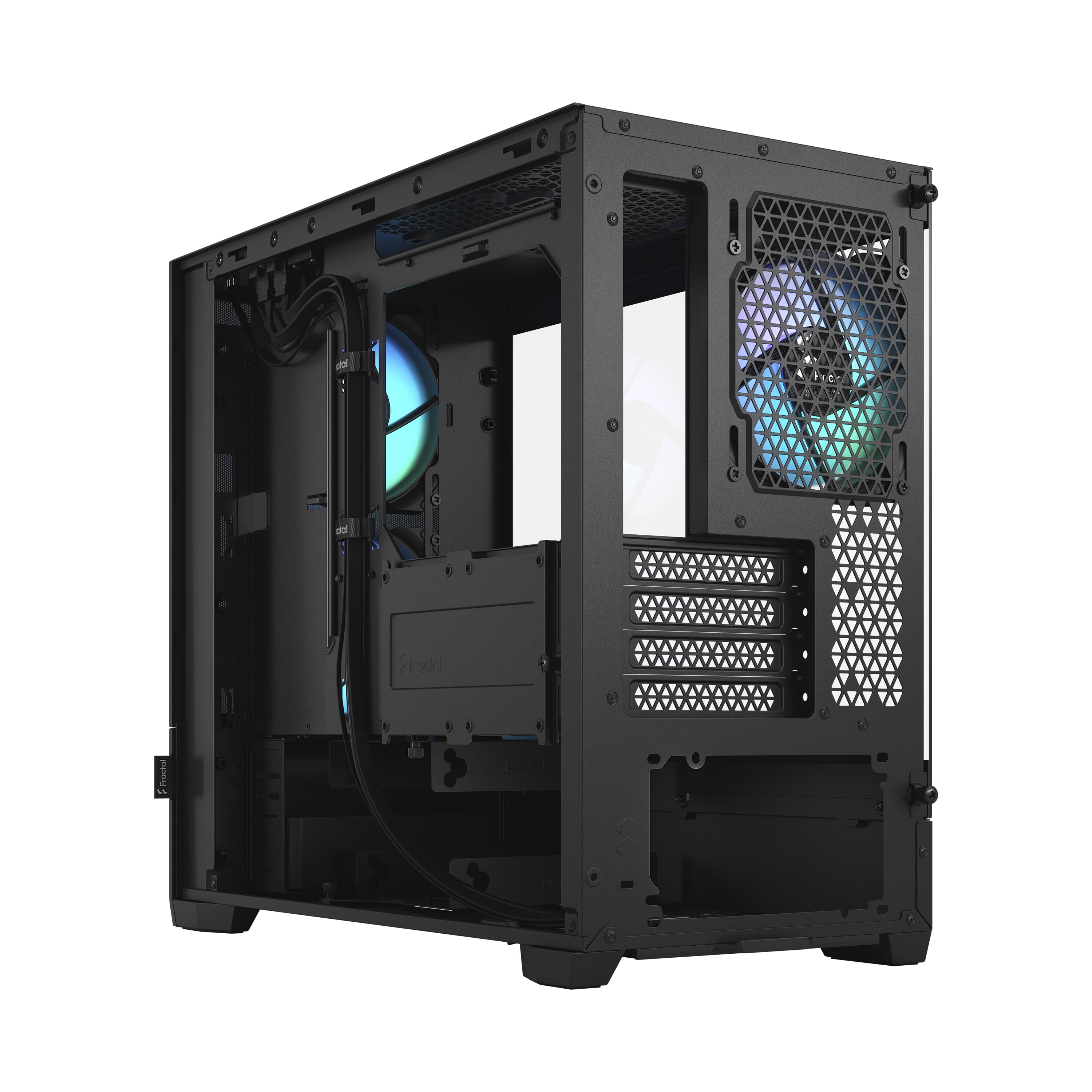 Fractal Design Pop Mini Air RGB Black Fenster mATX/mITX Gaming Gehäuse Schwarz