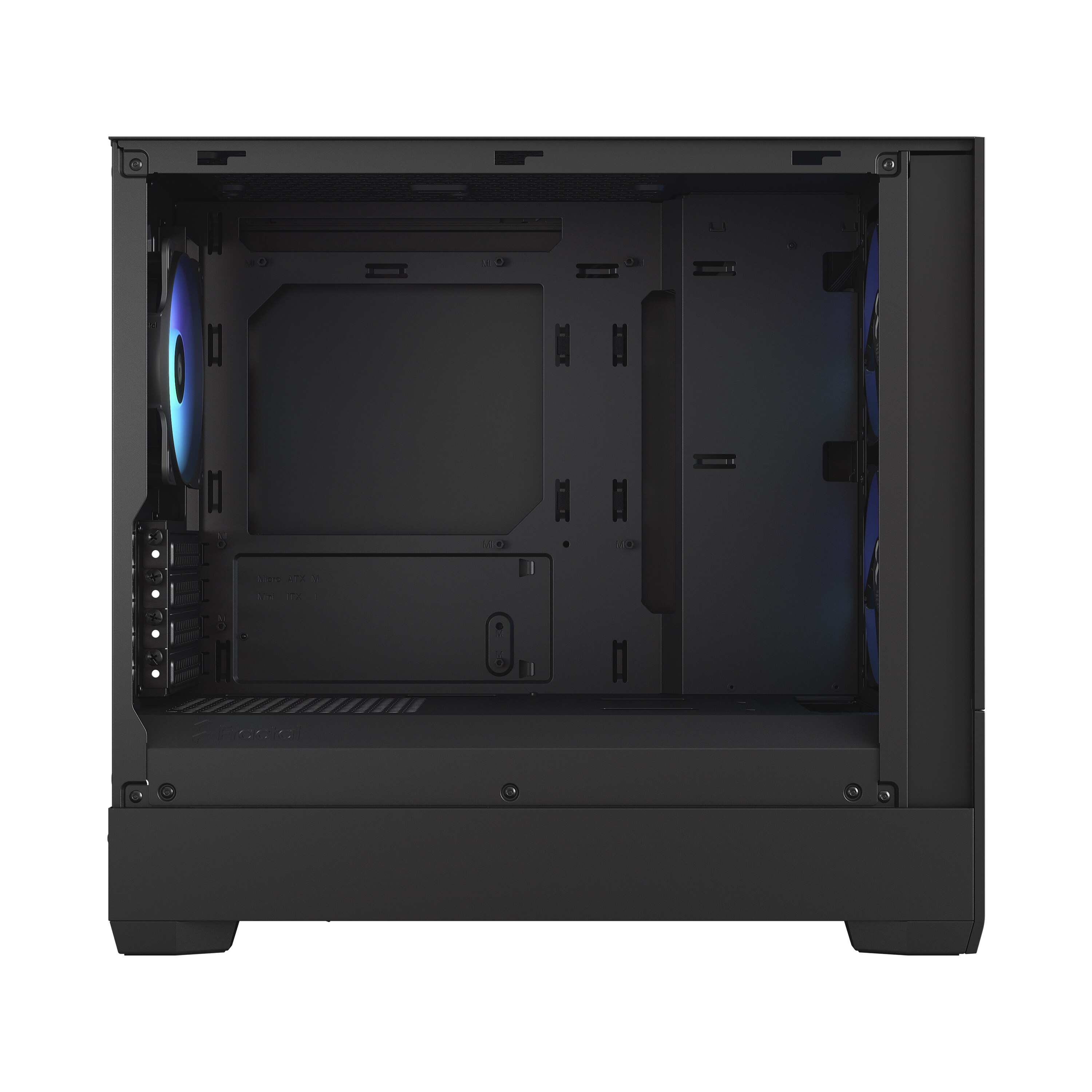 Fractal Design Pop Mini Air RGB Black Fenster mATX/mITX Gaming Gehäuse Schwarz