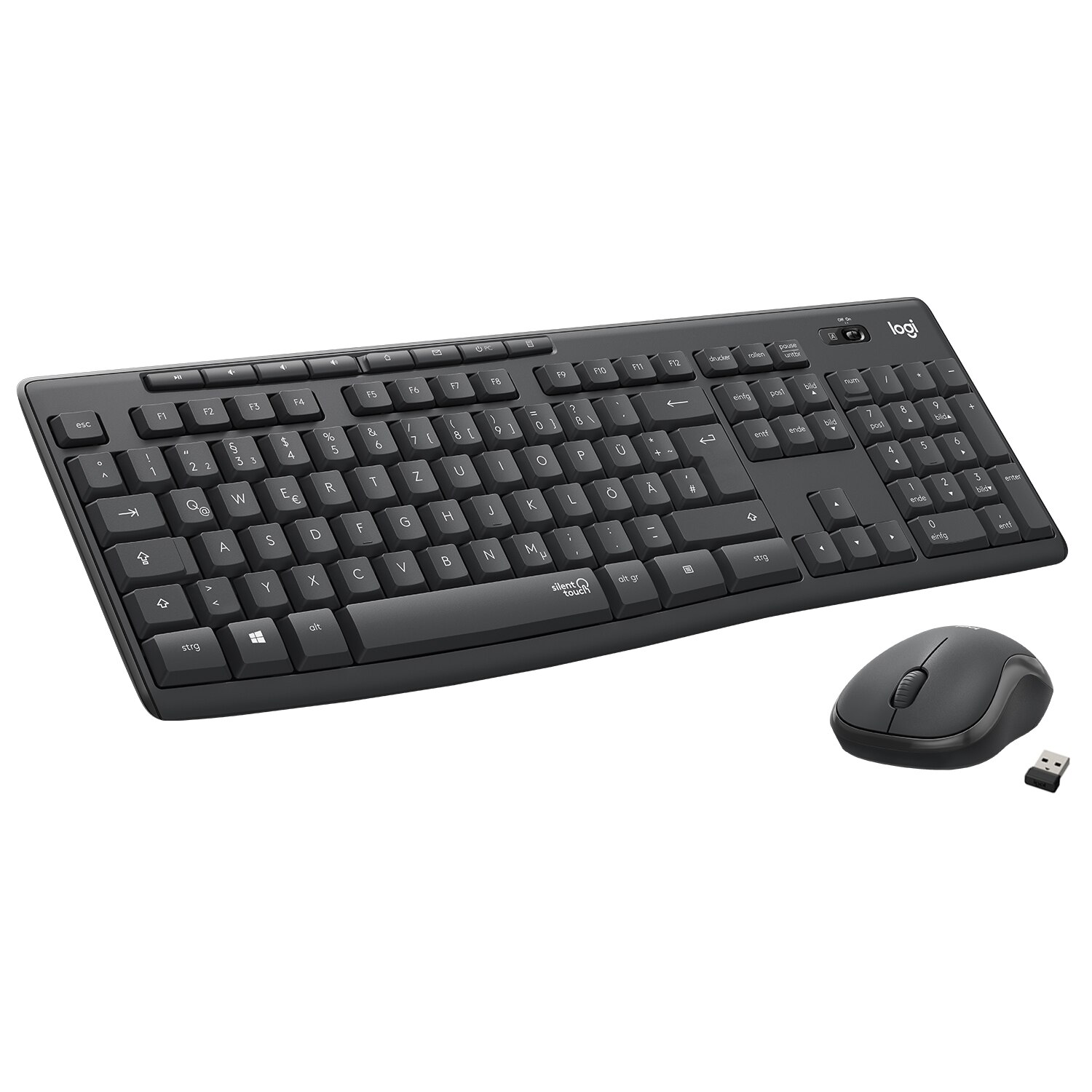 Logitech MK295 Silent Kabellose Maus-Tastaturkombination