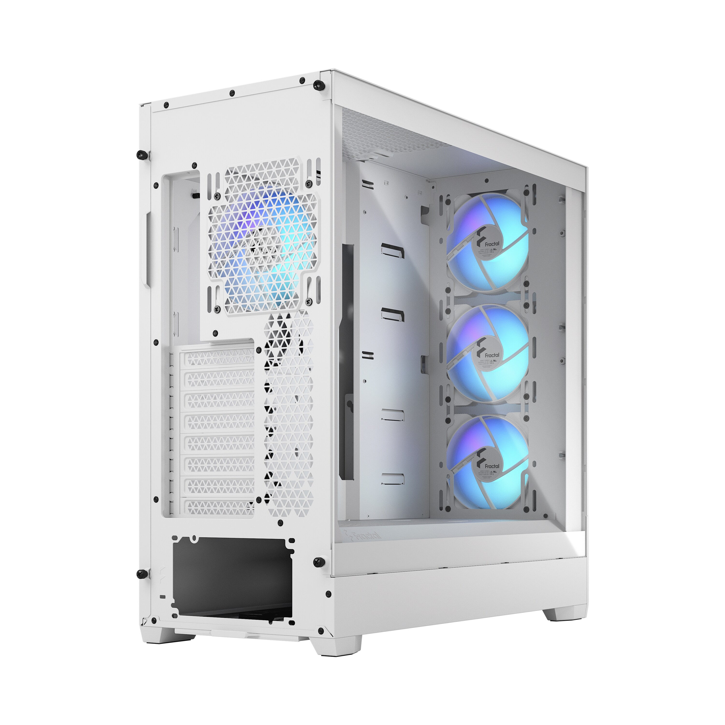 Fractal Design Pop XL Air RGB White mit Seitenfenster ATX Gaming Gehäuse Weiß