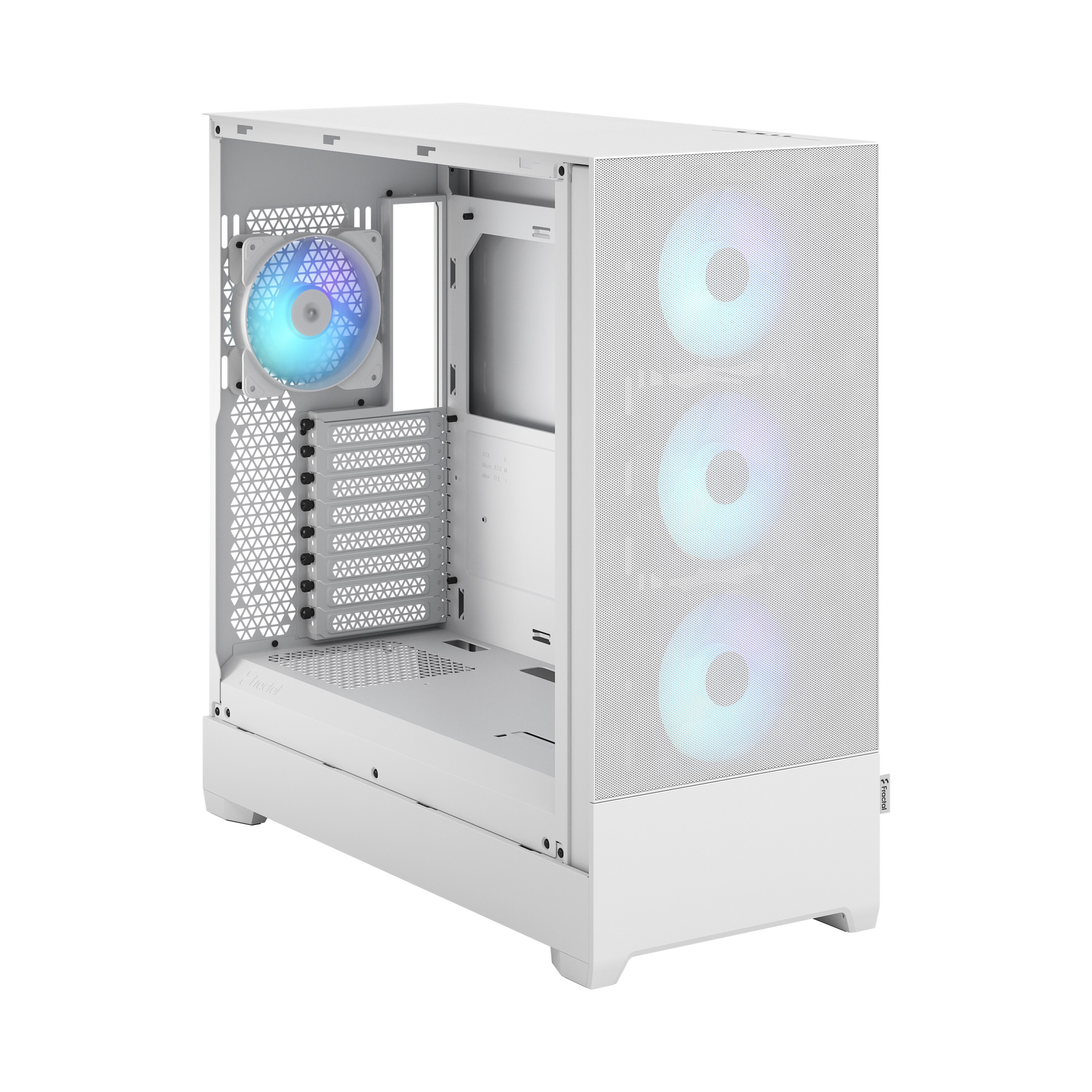 Fractal Design Pop XL Air RGB White mit Seitenfenster ATX Gaming Gehäuse Weiß