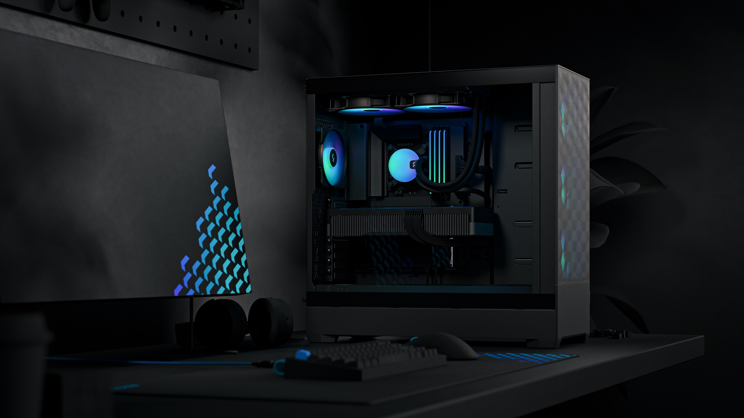 Fractal Design Pop XL Air RGB Black mit Seitenfenster ATX Gaming Gehäuse Schwarz