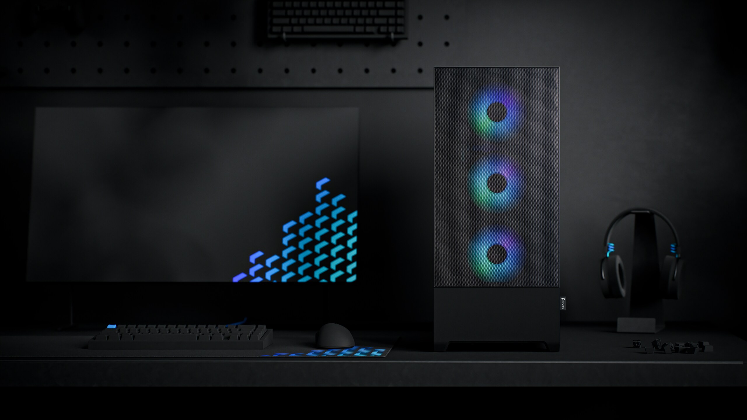 Fractal Design Pop XL Air RGB Black mit Seitenfenster ATX Gaming Gehäuse Schwarz