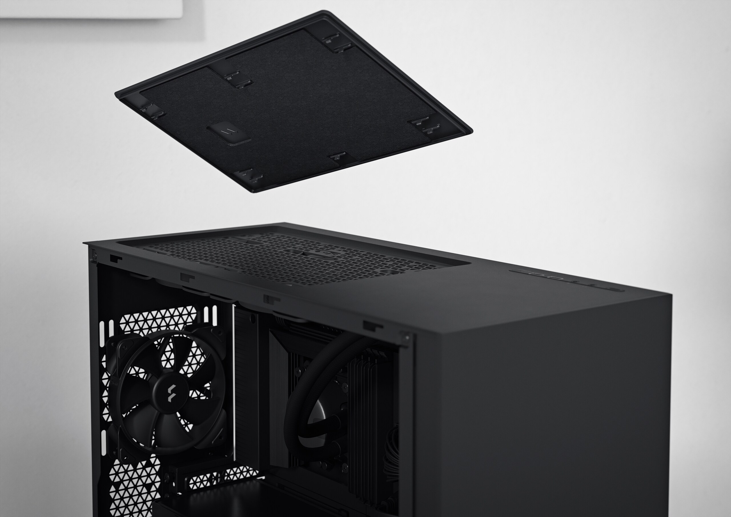 Fractal Design Pop XL Silent Black Solid ATX Gaming Gehäuse Schwarz