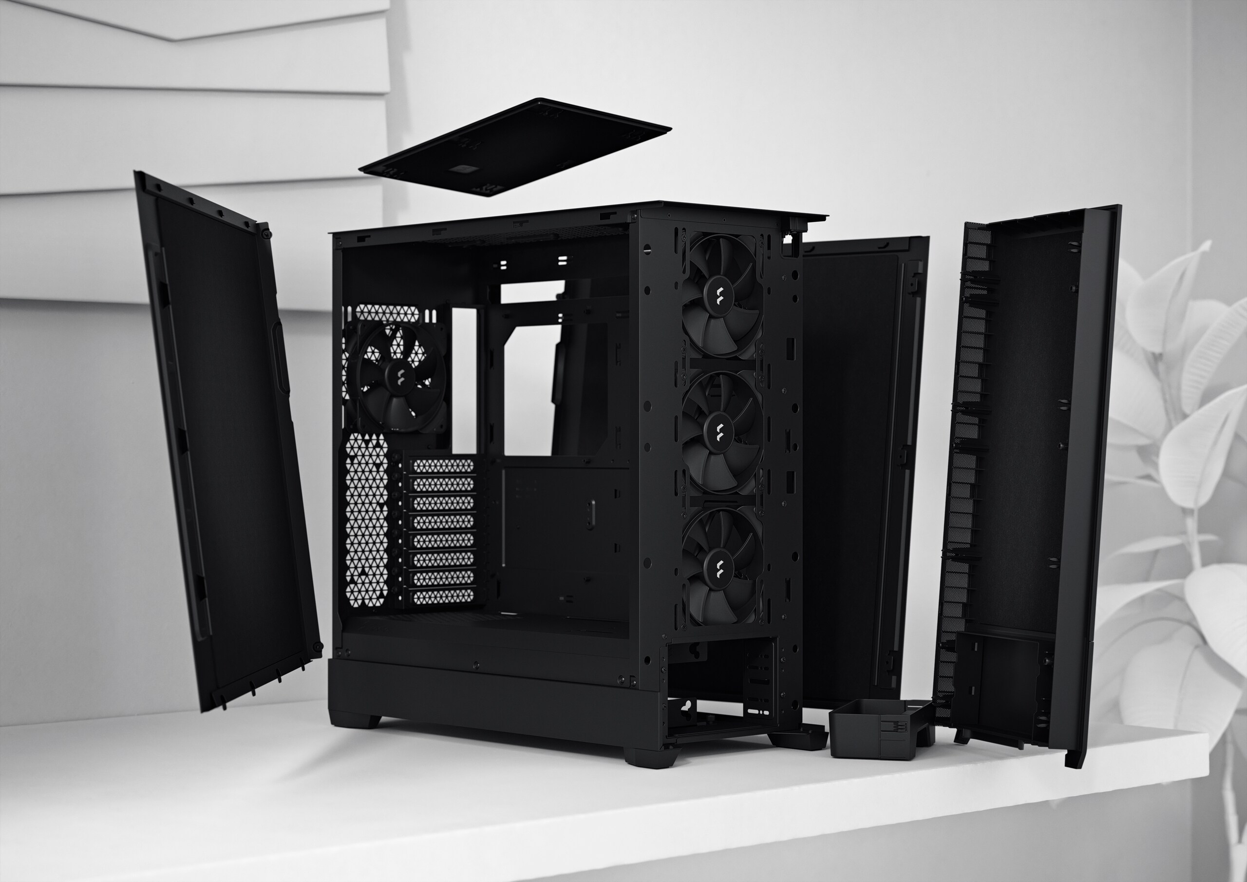 Fractal Design Pop XL Silent Black mit Seitenfenser ATX Gaming Gehäuse Schwarz