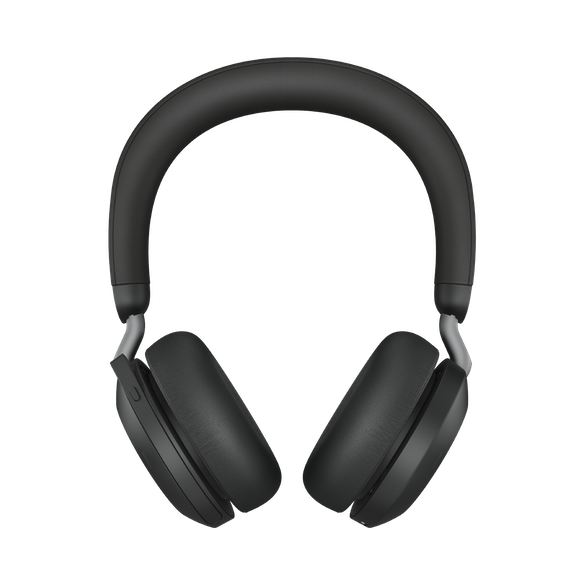 Jabra Evolve2 75 MS Stereo Headset schwarz mit Ladestation