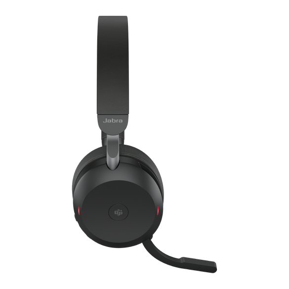 Jabra Evolve2 75 MS Stereo Headset schwarz mit Ladestation