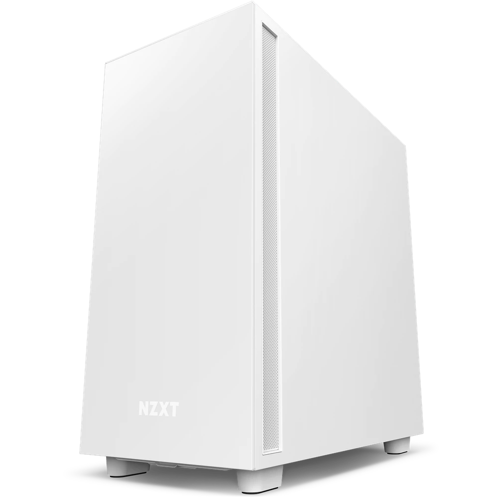 NZXT H7 White Midi Tower ATX Gaming Gehäuse weiß mit Sichtfenster