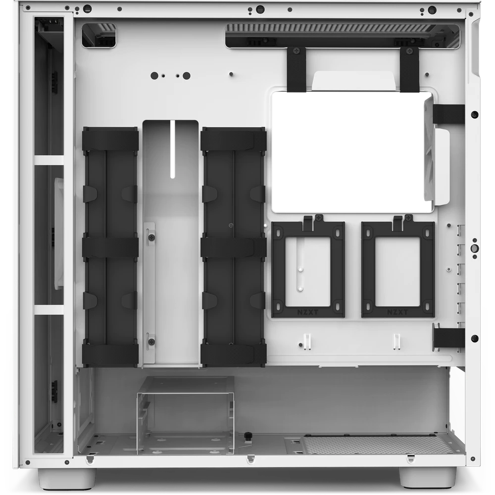 NZXT H7 White Midi Tower ATX Gaming Gehäuse weiß mit Sichtfenster