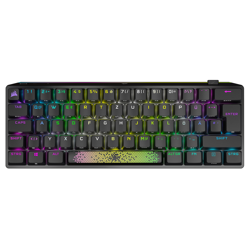 Corsair K70 Pro Mini RGB mechanische Kabellose Gaming Tastatur Cherry MX Speed