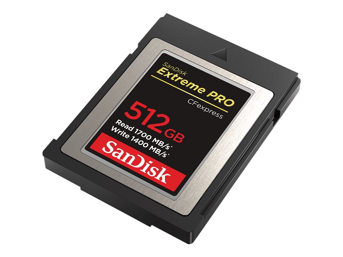 SanDisk Extreme Pro 512 GB CFexpress Typ B Speicherkarte bis zu 1700 MB/s