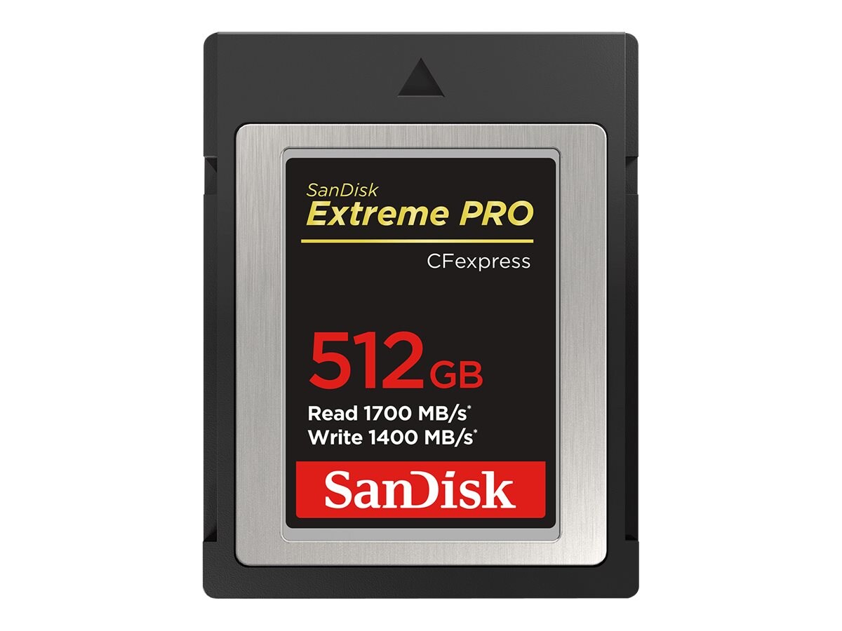 SanDisk Extreme Pro 512 GB CFexpress Typ B Speicherkarte bis zu 1700 MB/s