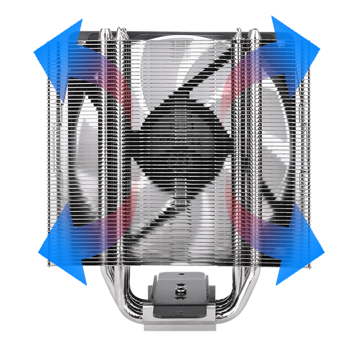 THERMALTAKE UX210 ARGB Lighting CPU Cooler für AMD und Intel CPUs