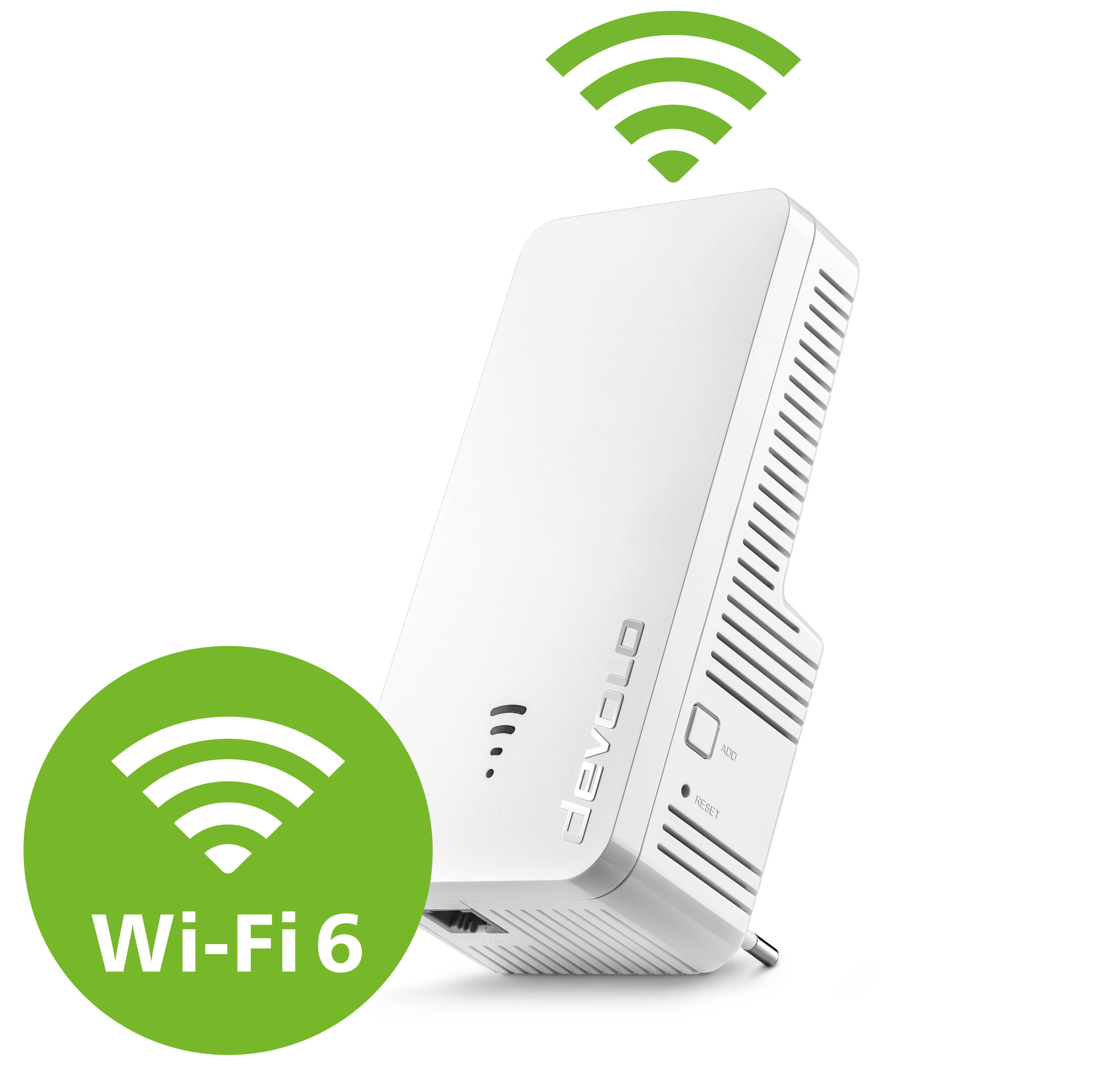 devolo WiFi 6 Repeater 3000 (bis zu 3.000 Mbit/s, 1x GB LAN, Mesh Access Point)