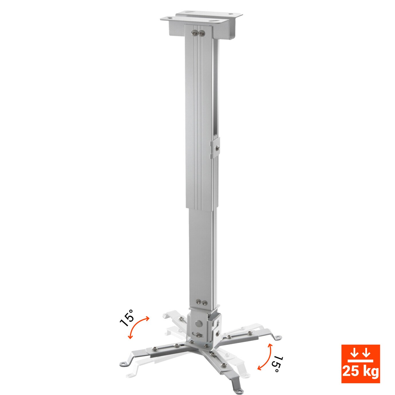 Celexon Universal MultiCel 63100W Deckenhalterung 100 cm bis 25 kg - weiss