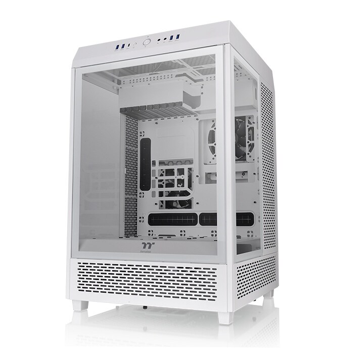 Thermaltake The Tower 500 Snow White Midi-Tower ATX Gehäuse weiß, Sichtfenste