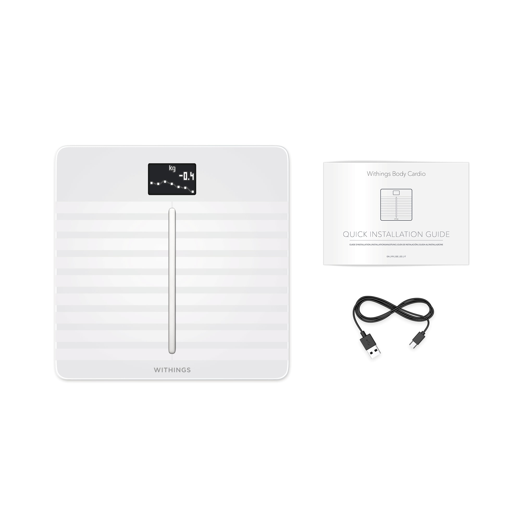 Withings Body Cardio Körperwaage weiß