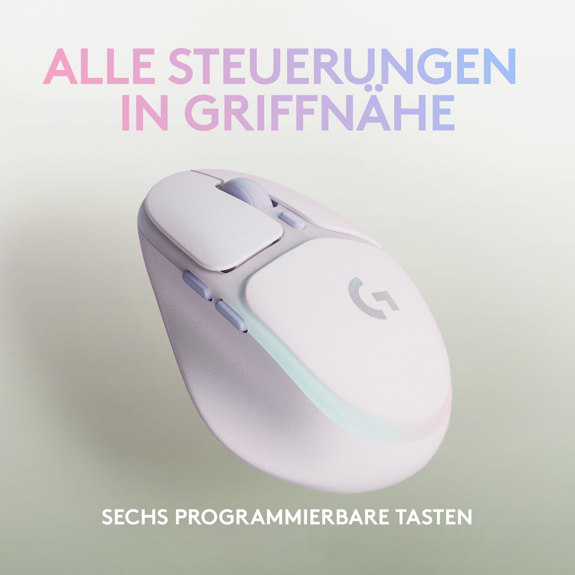 Logitech G705 LIGHTSPEED Kabellose Gaming Maus Weiß