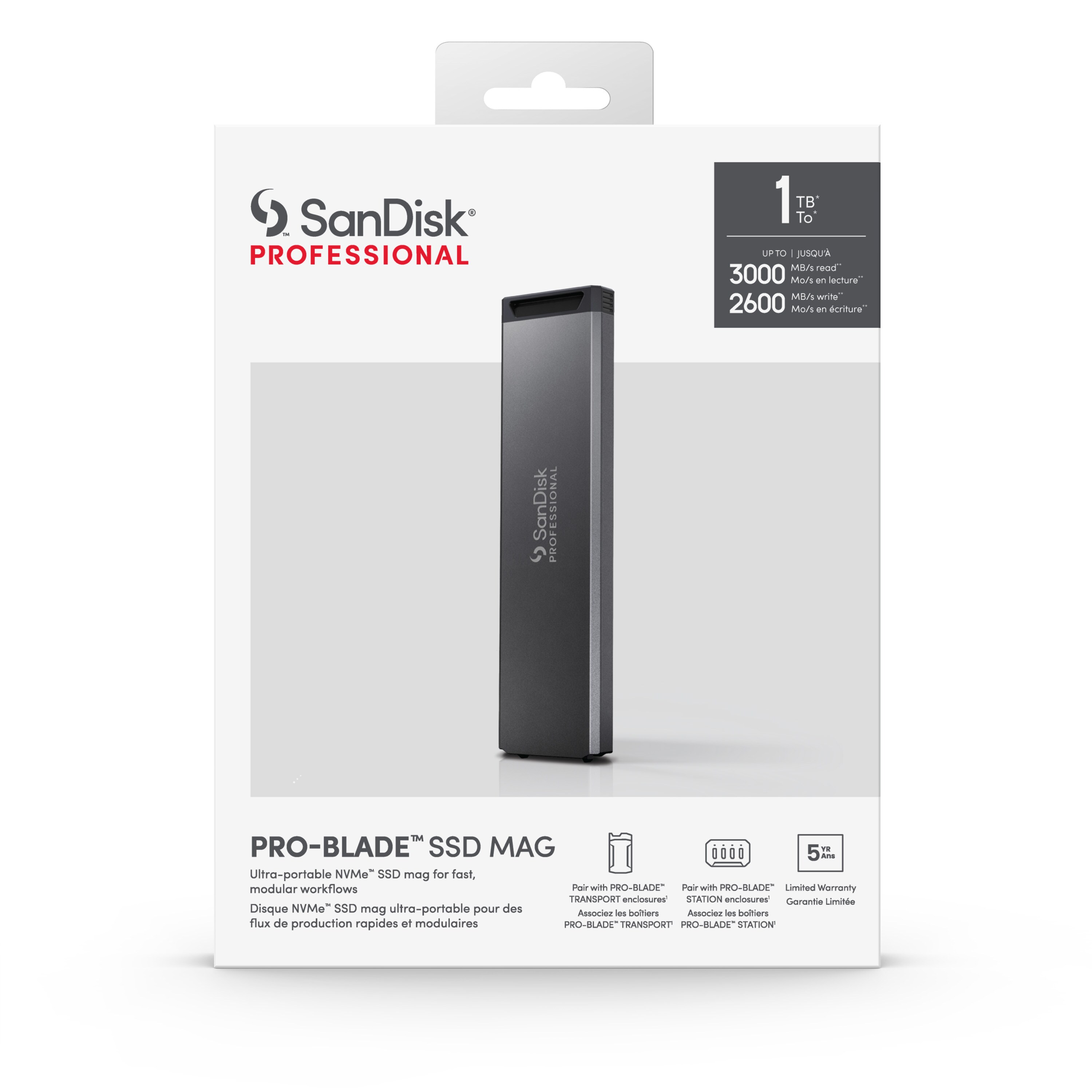 SanDisk Professional PRO-BLADE SSD 1 TB Mag Wechselgehäuse