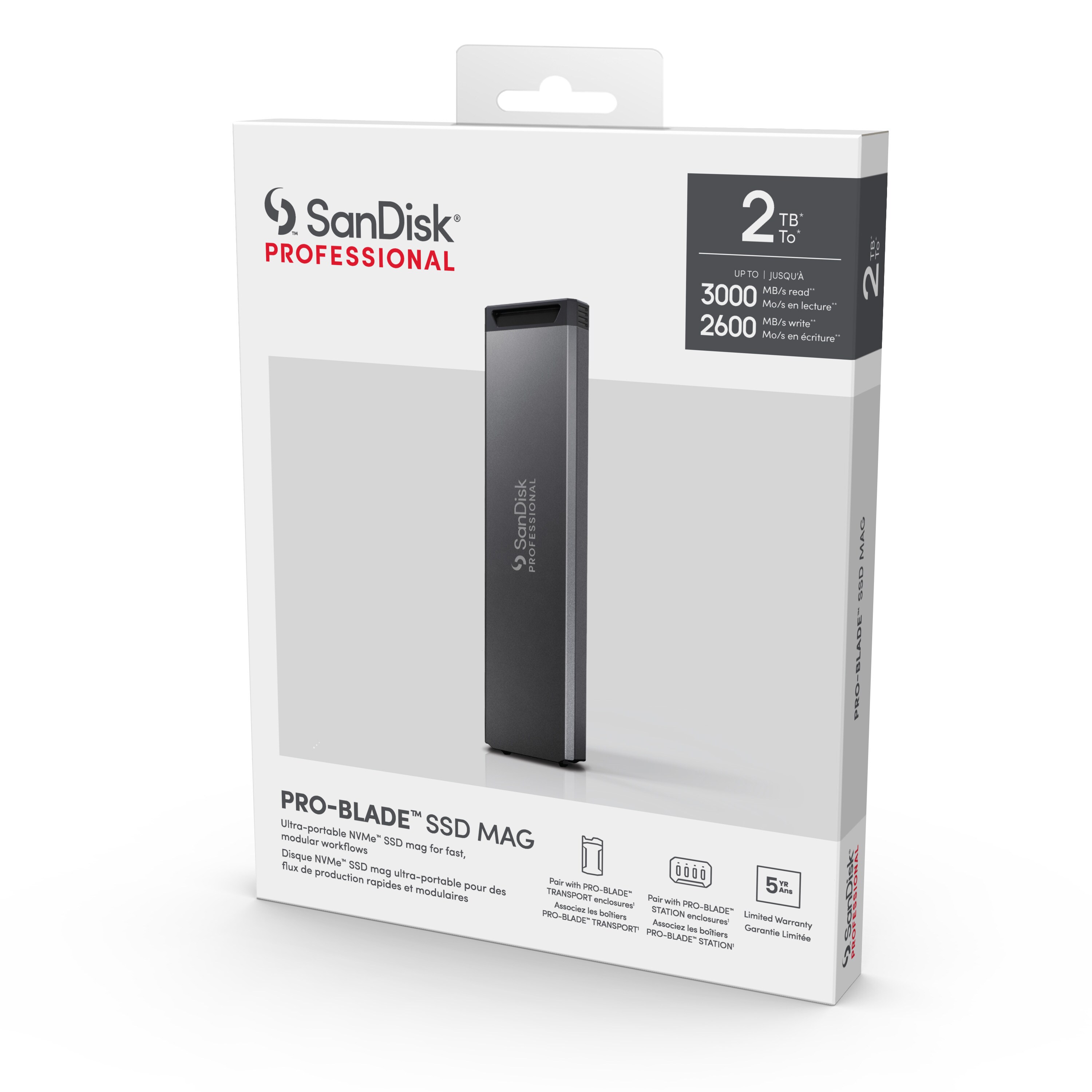 SanDisk Professional PRO-BLADE SSD 2 TB Mag Wechselgehäuse