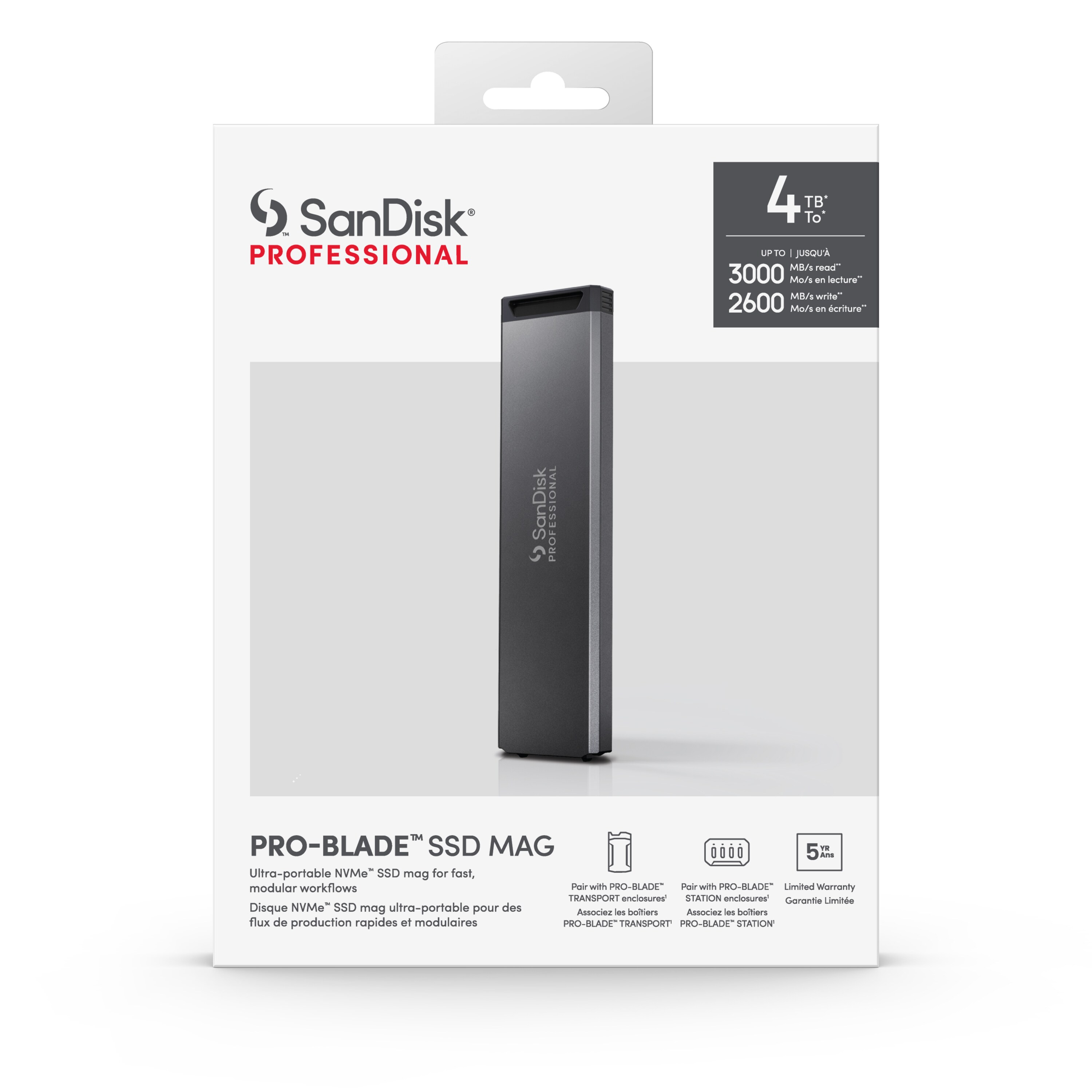 SanDisk Professional PRO-BLADE SSD 4 TB Mag Wechselgehäuse