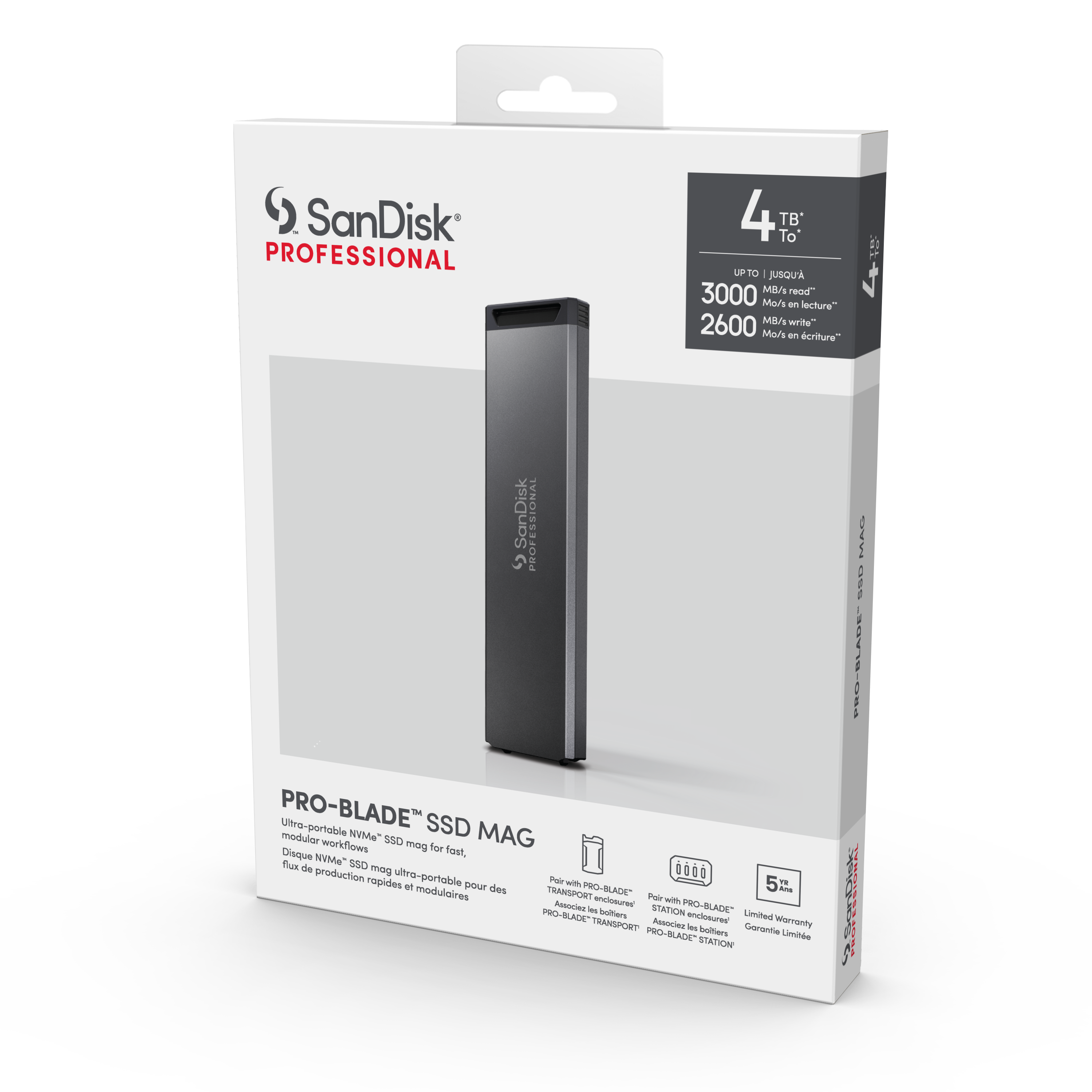 SanDisk Professional PRO-BLADE SSD 4 TB Mag Wechselgehäuse