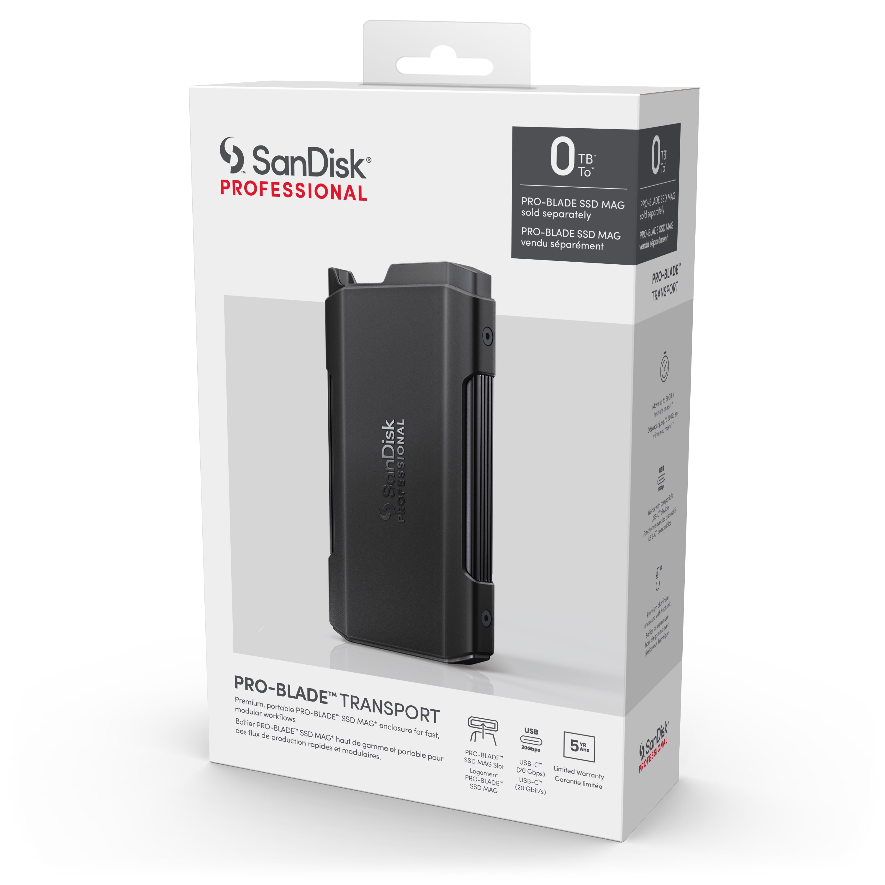 SanDisk Professional PRO-BLADE SSD 2 TB Mag Wechselgehäuse