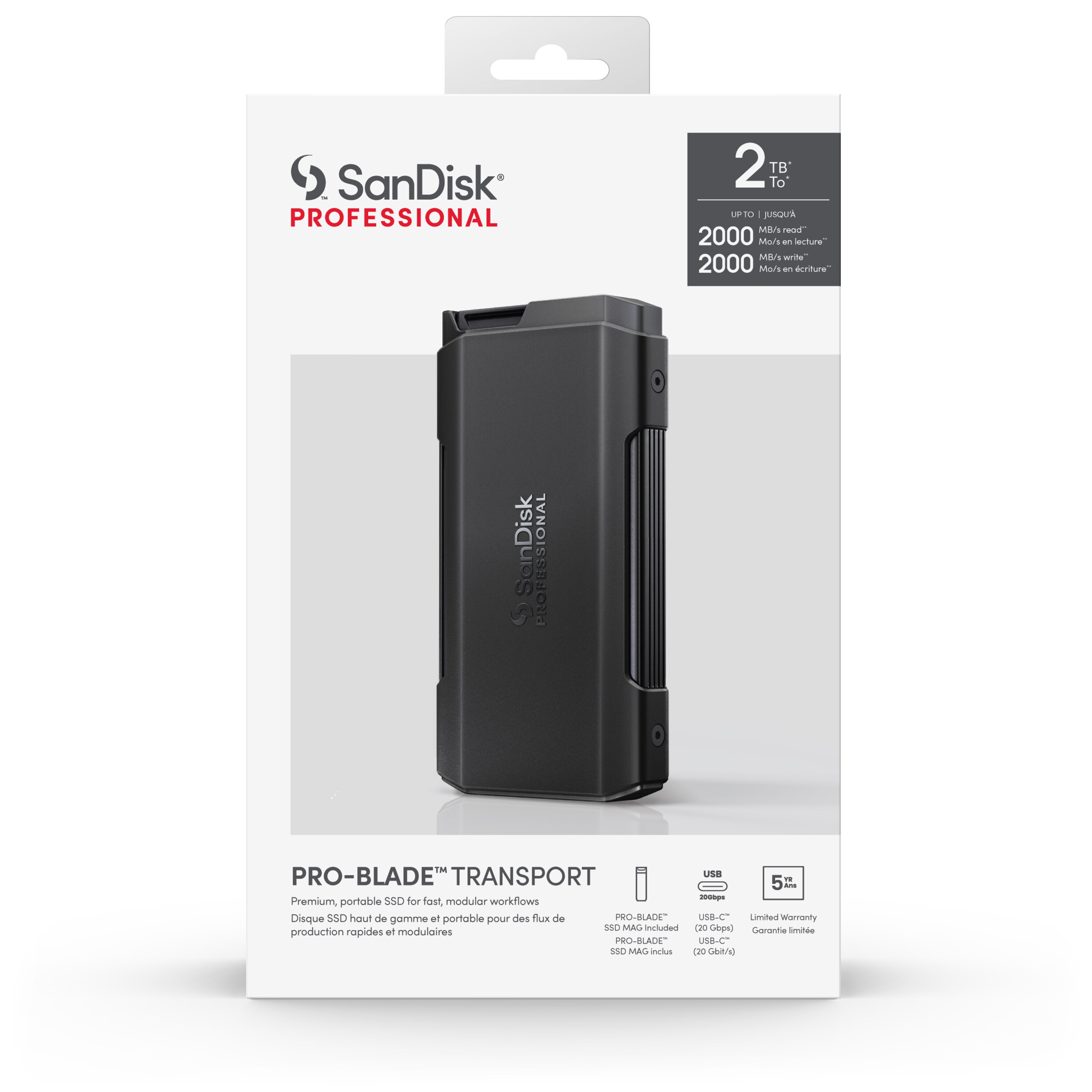 SanDisk Professional PRO-BLADE TRANSPORT NVMe SSD 1 TB