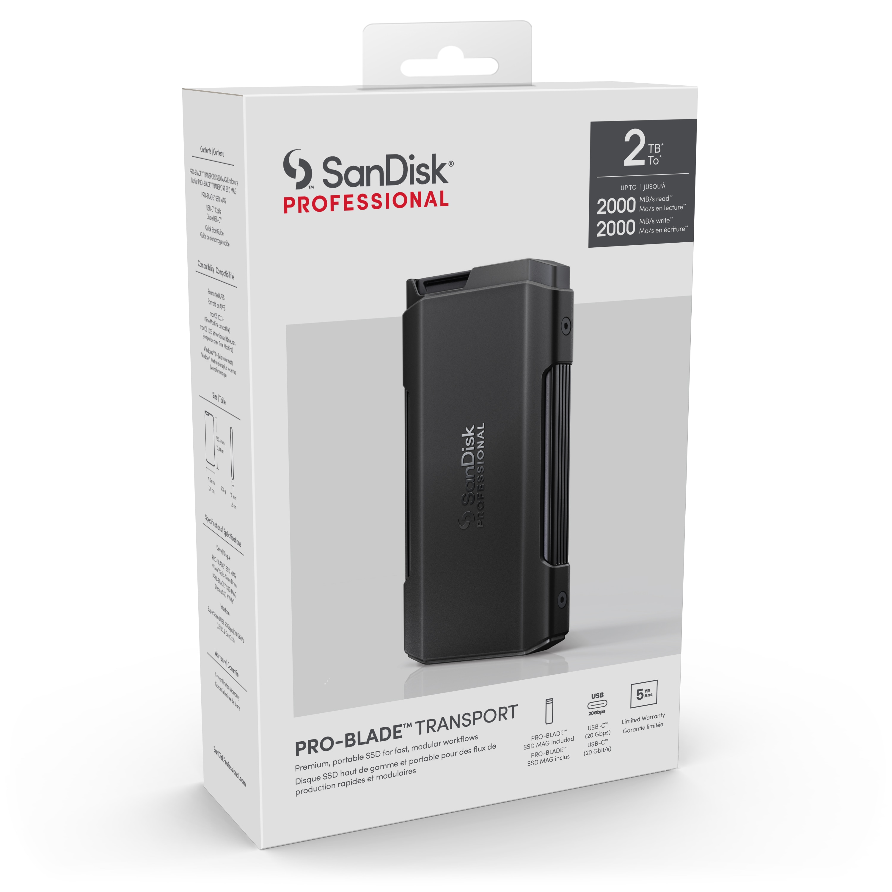 SanDisk Professional PRO-BLADE TRANSPORT NVMe SSD 1 TB