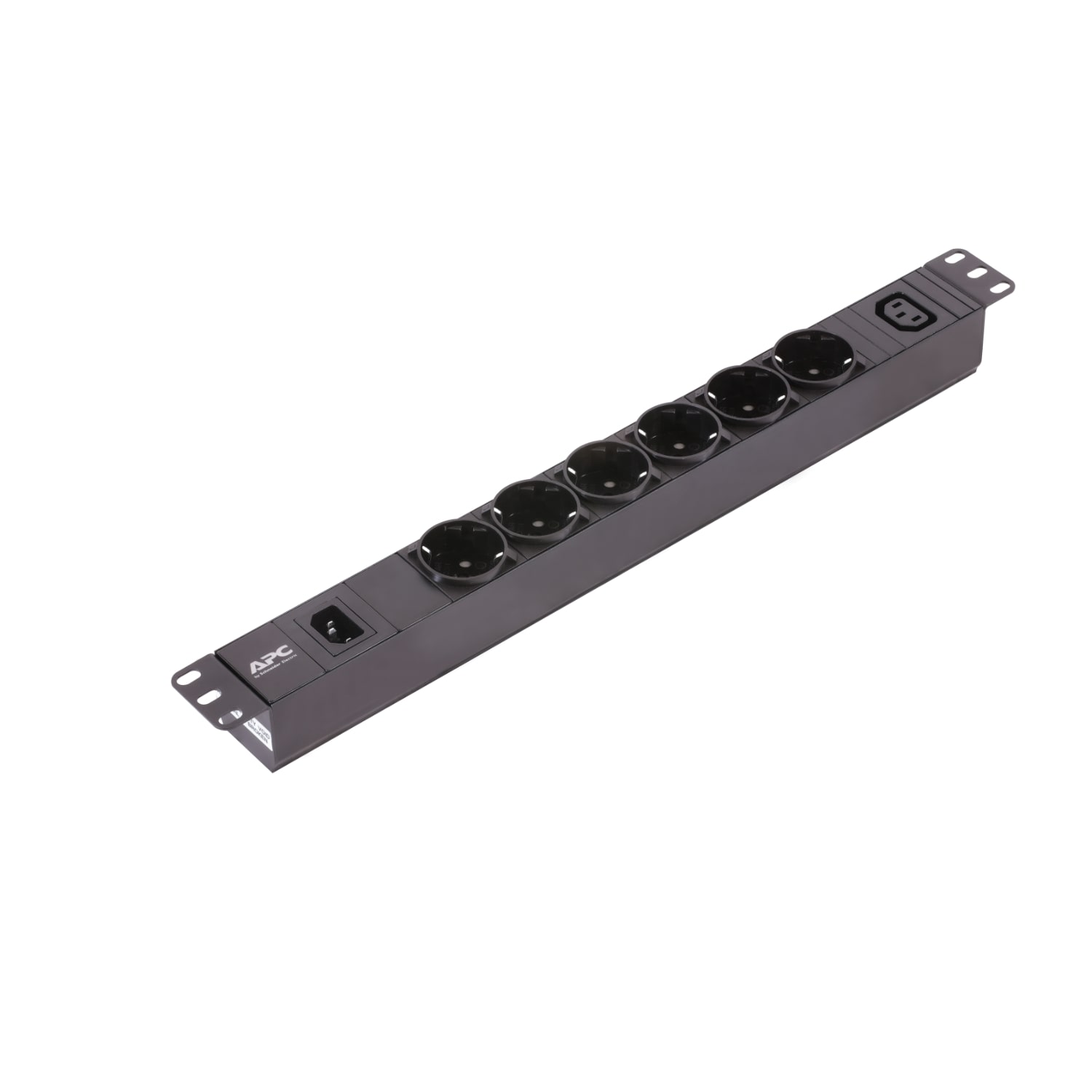 APC Easy PDU, Basic, 1U, 10A, 230V, 6 x Schuko Ausgänge, Rack (EPDU1010B-SCH)