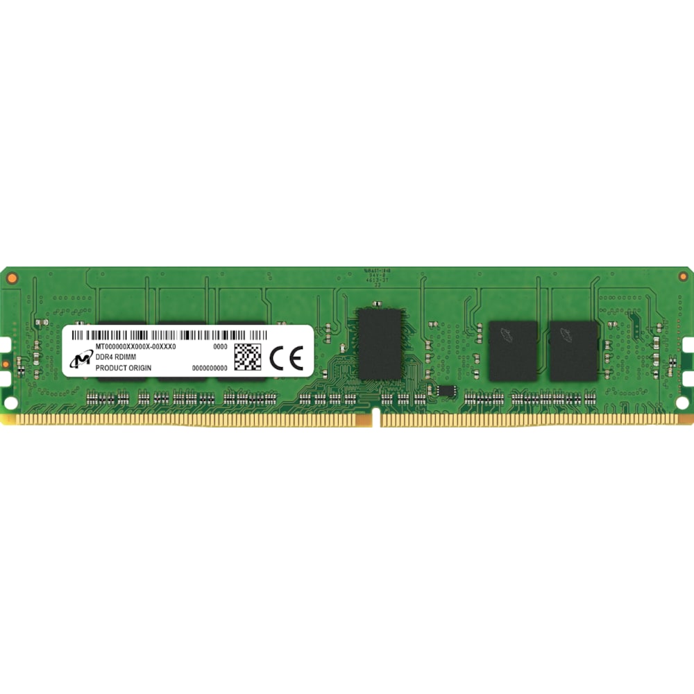 16GB (1x16GB) MICRON RDIMM DDR4-3200, CL22-22-22, reg ECC, single ranked x8